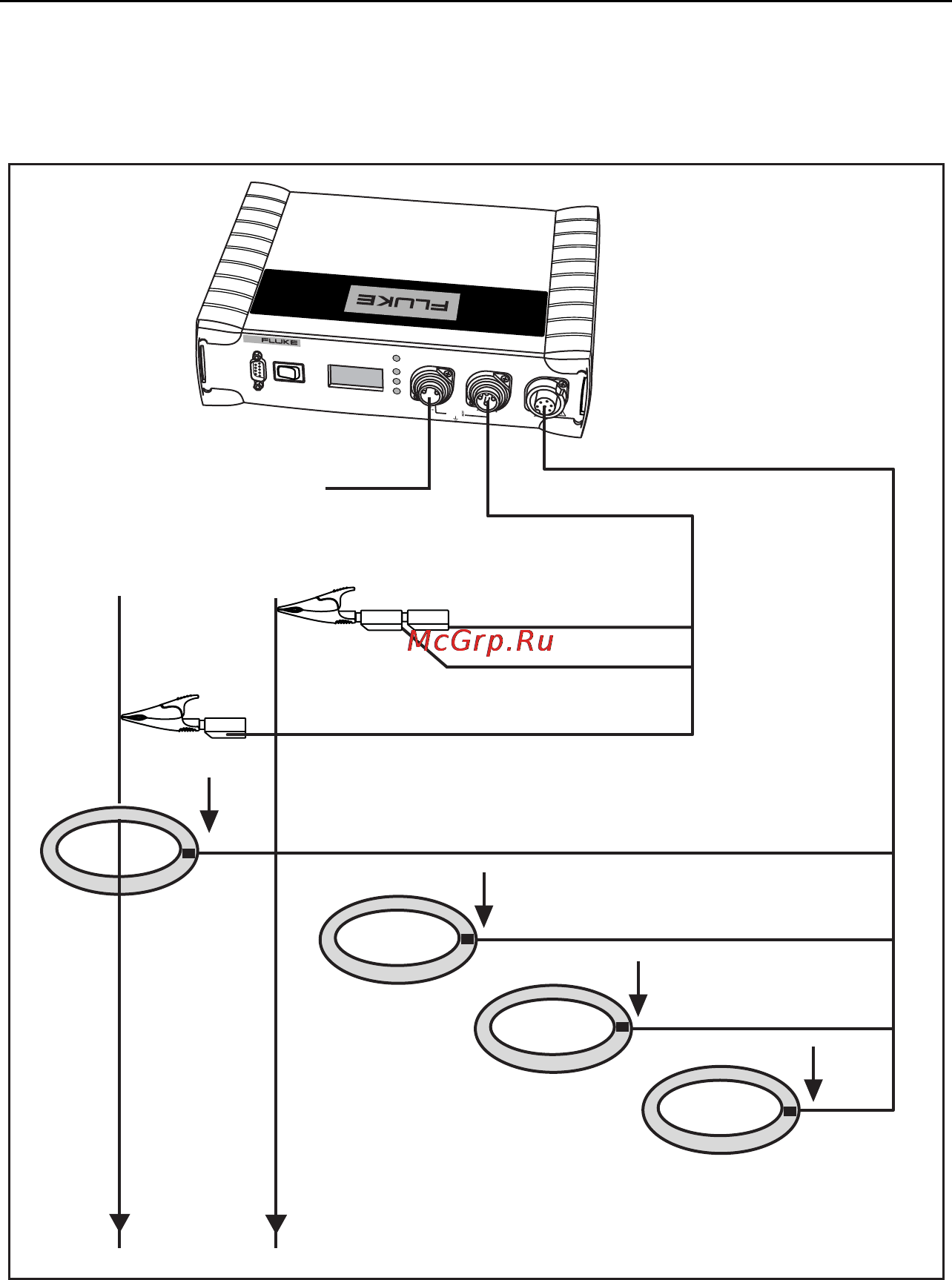 Fluke 1745 [35/72] Connections for single phase logging