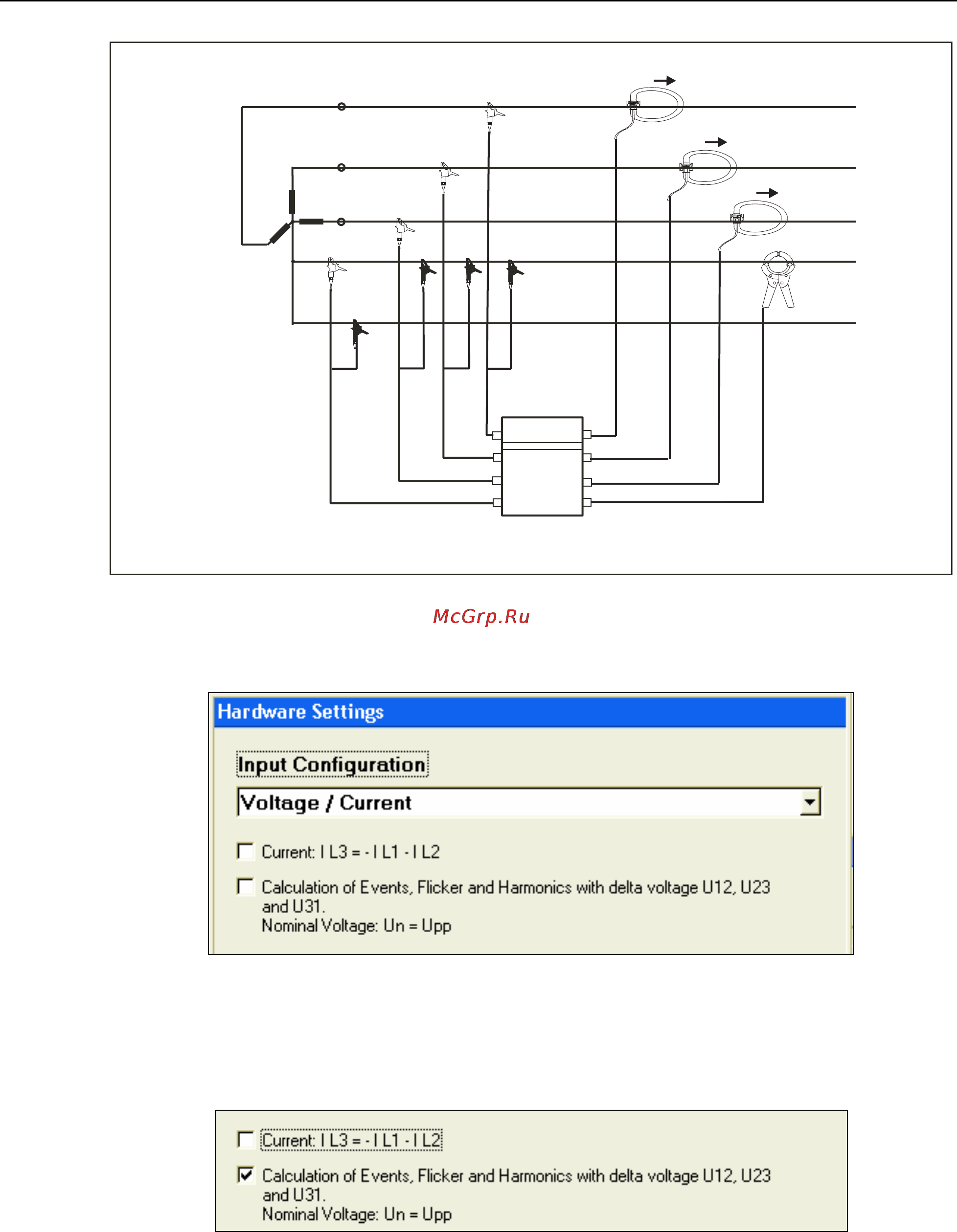 Fluke 1760 [50/110] Associated pc software settings