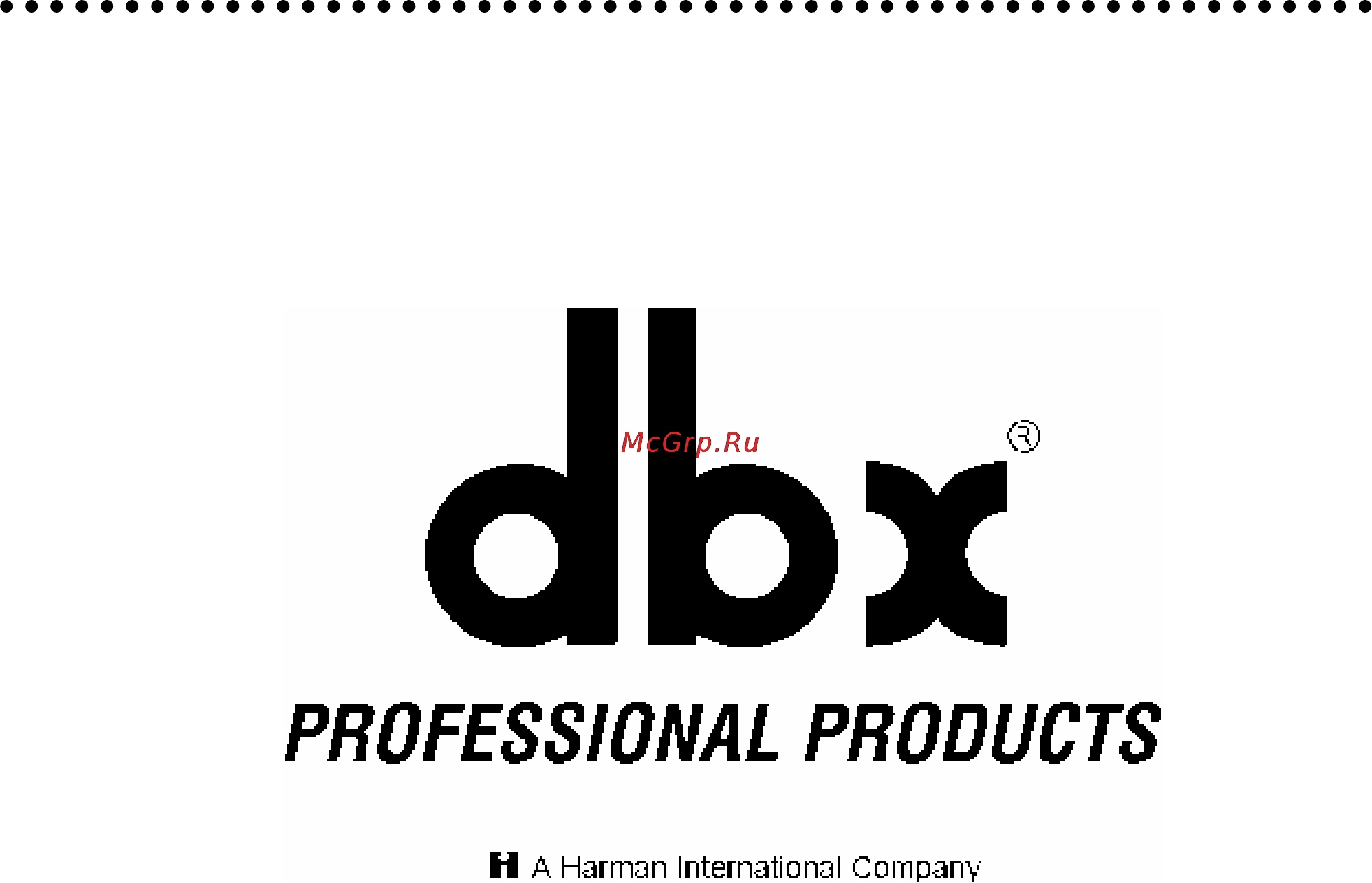 DBX 1046 Инструкция по эксплуатации онлайн