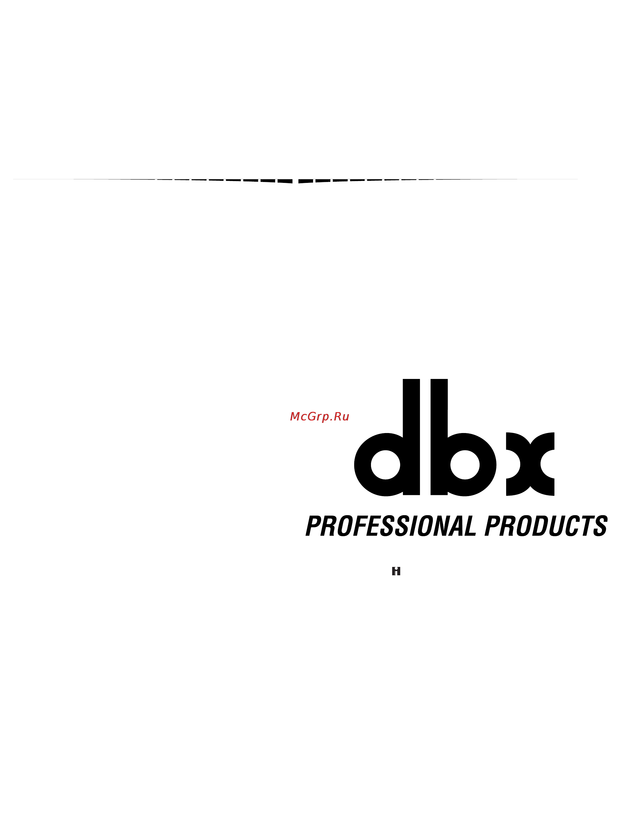 DBX 1066 Инструкция по эксплуатации онлайн