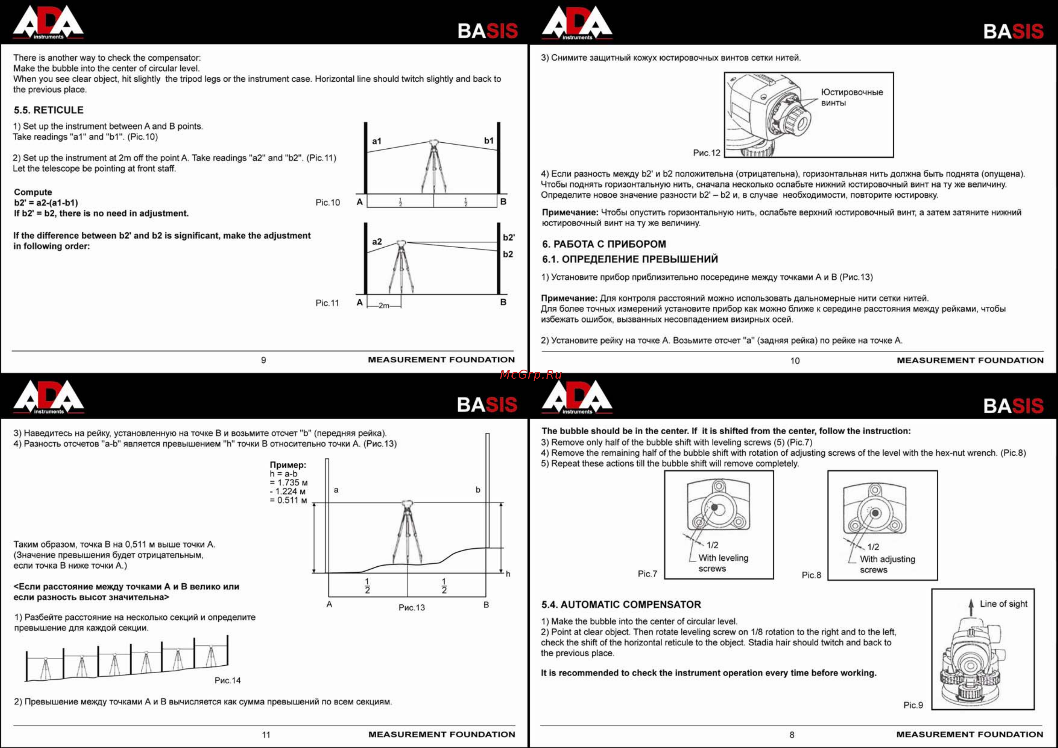 Ada BASIS А00117 [6/10] Automatic compensator