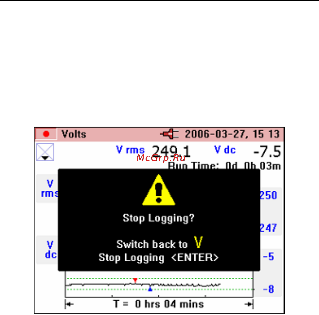 Fluke 345 [55/80] E to end loggin