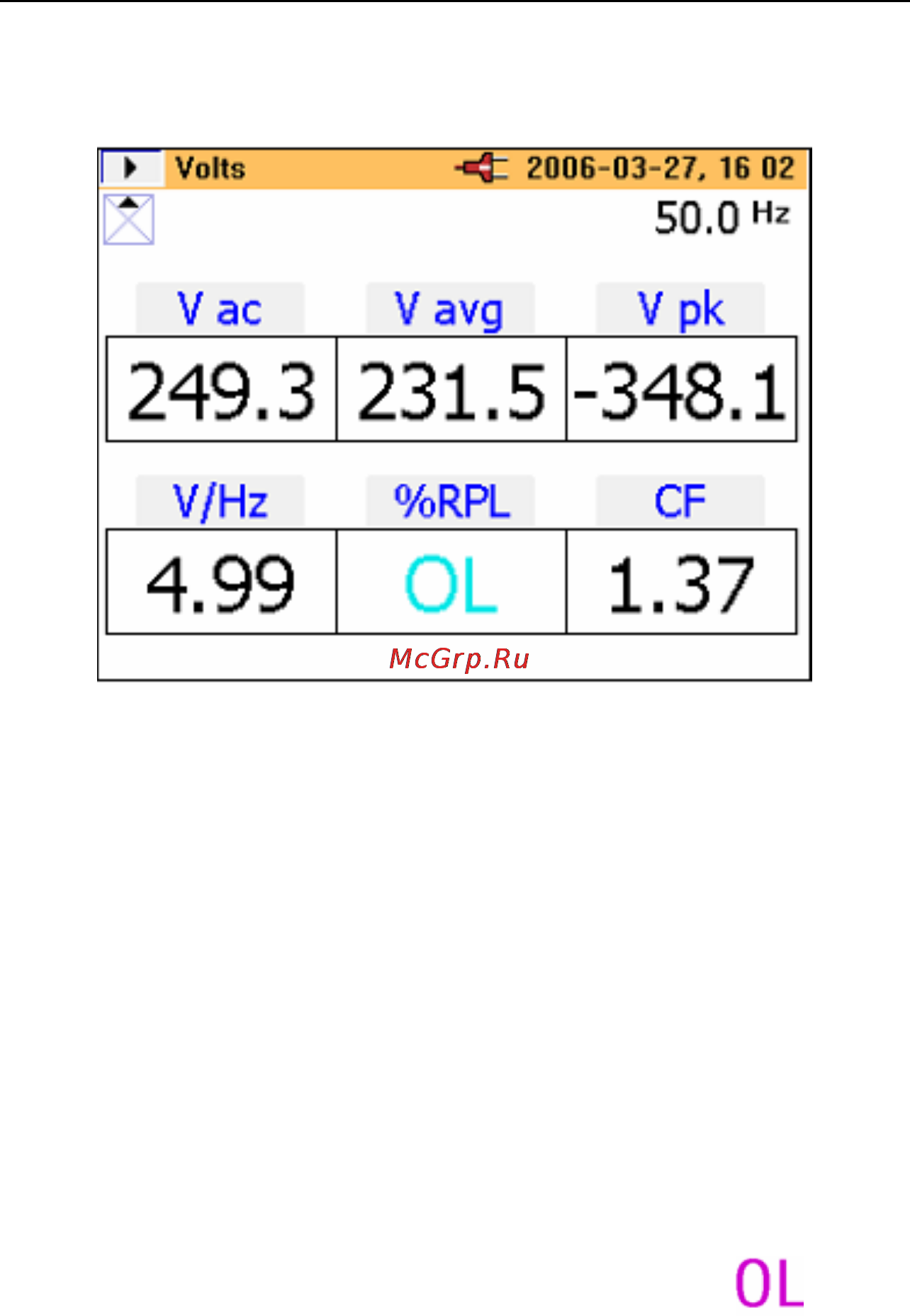 Fluke 345 Инструкция по эксплуатации онлайн [58/80] 4638
