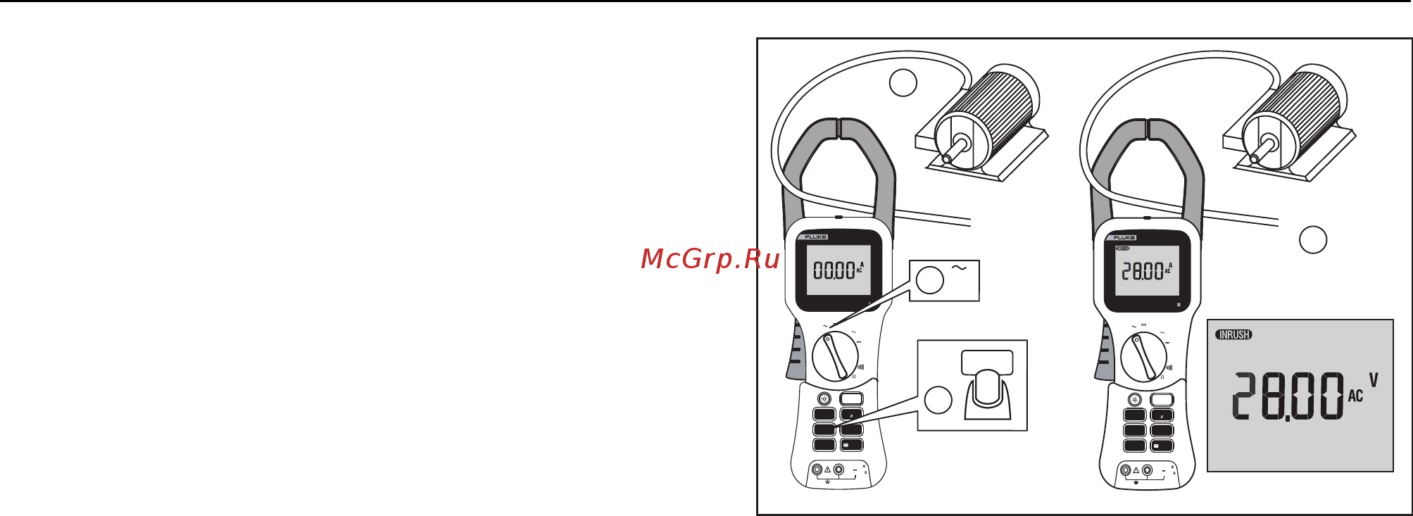 Fluke FLK-353 [17/26] Measuring inrush current