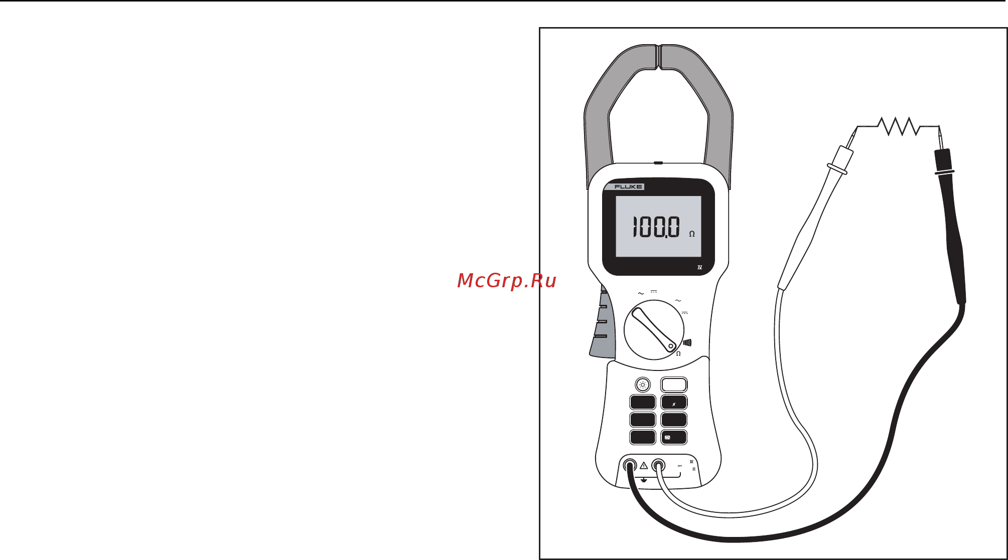 Fluke FLK-355 [21/26] Measuring resistance 355 only