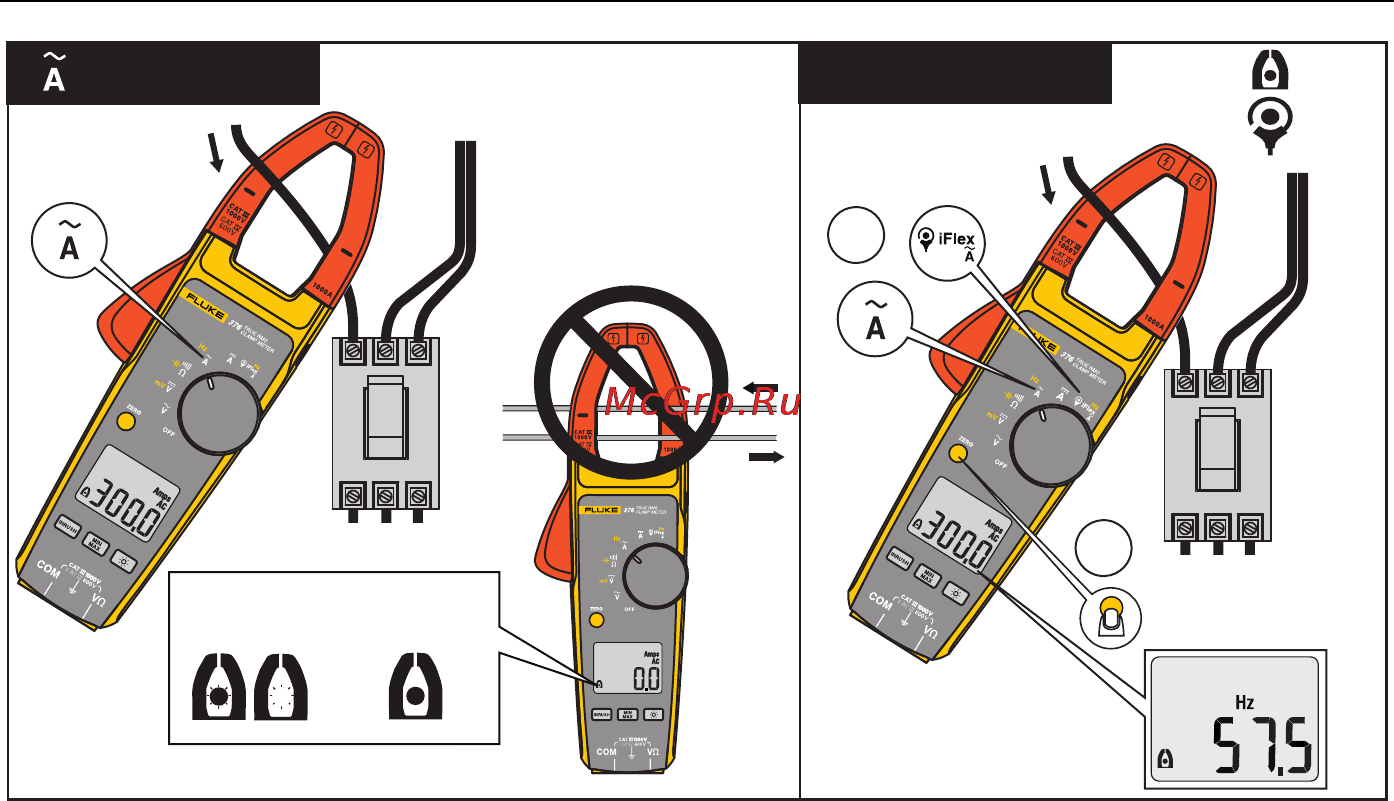 Fluke 375 [17/32] Jaw hz