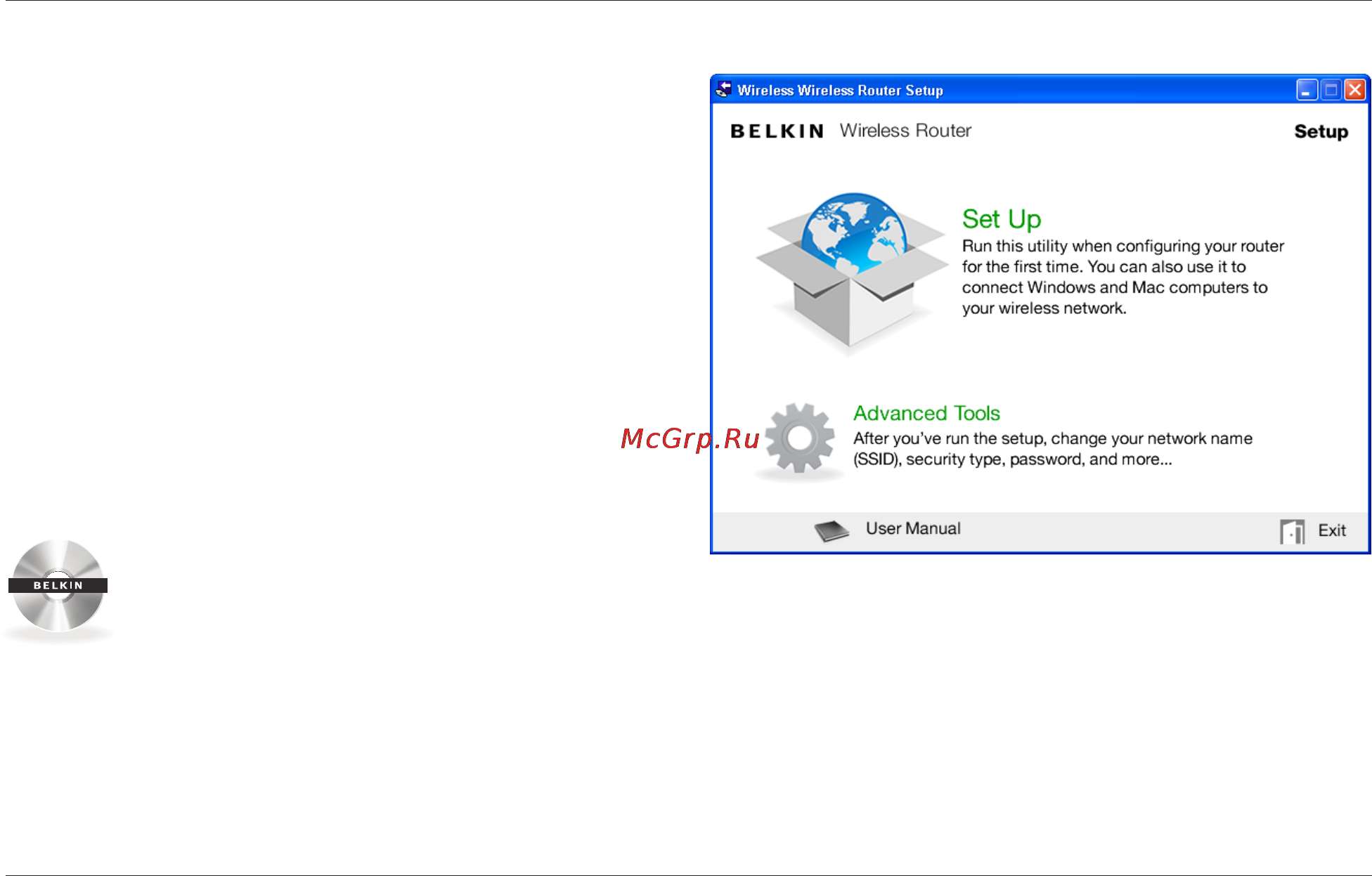 Belkin F7D1401ru [5/31] Set up