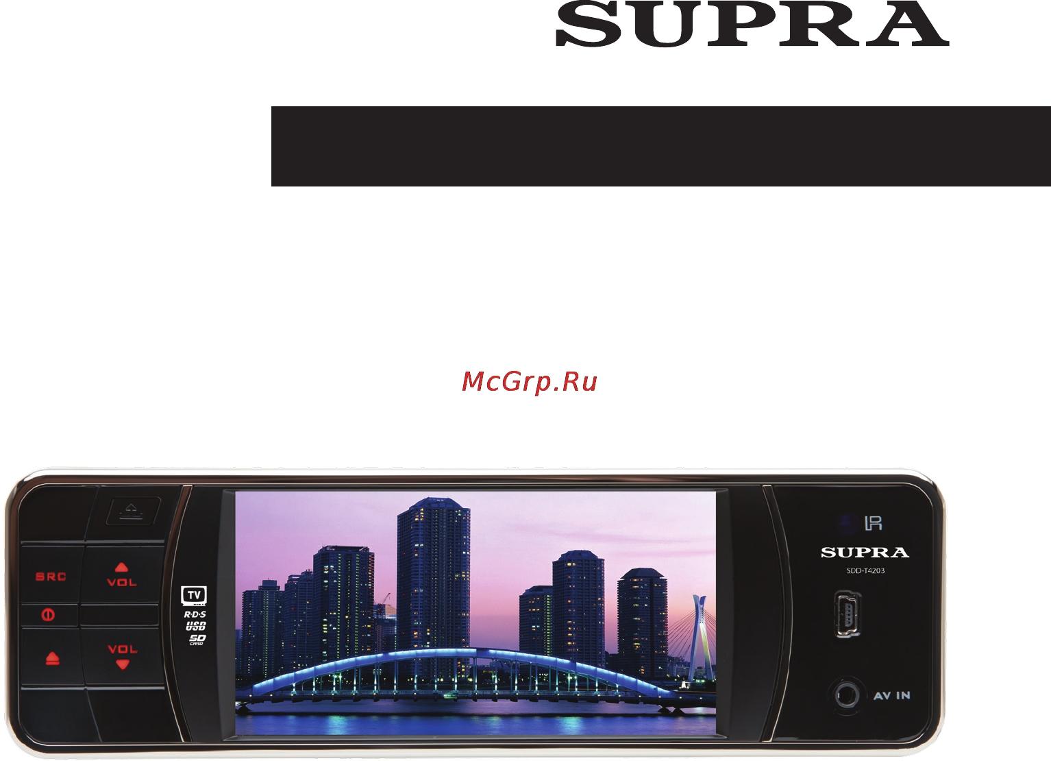 Supra SDD-T4203 Инструкция по эксплуатации онлайн