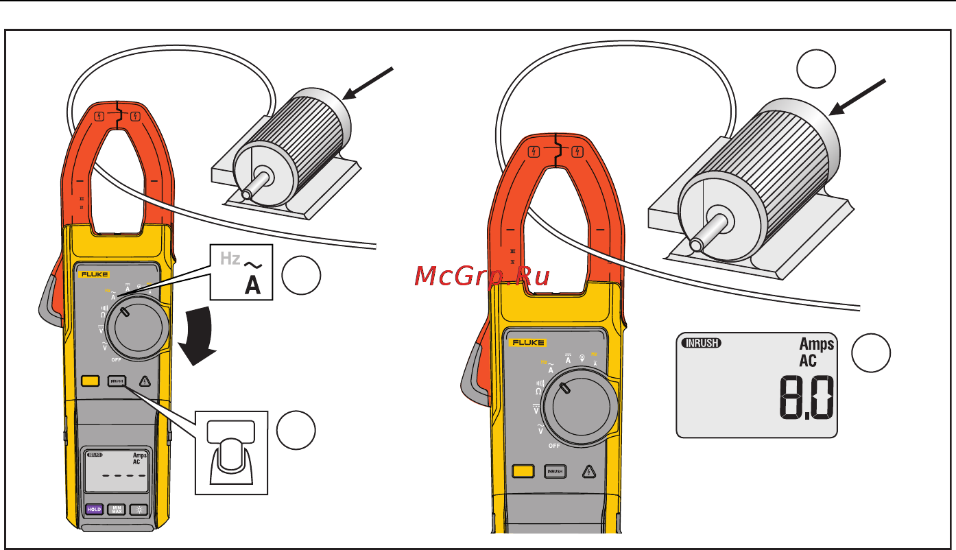 Fluke 381 [31/44] Remote display true rms clamp meter измерения