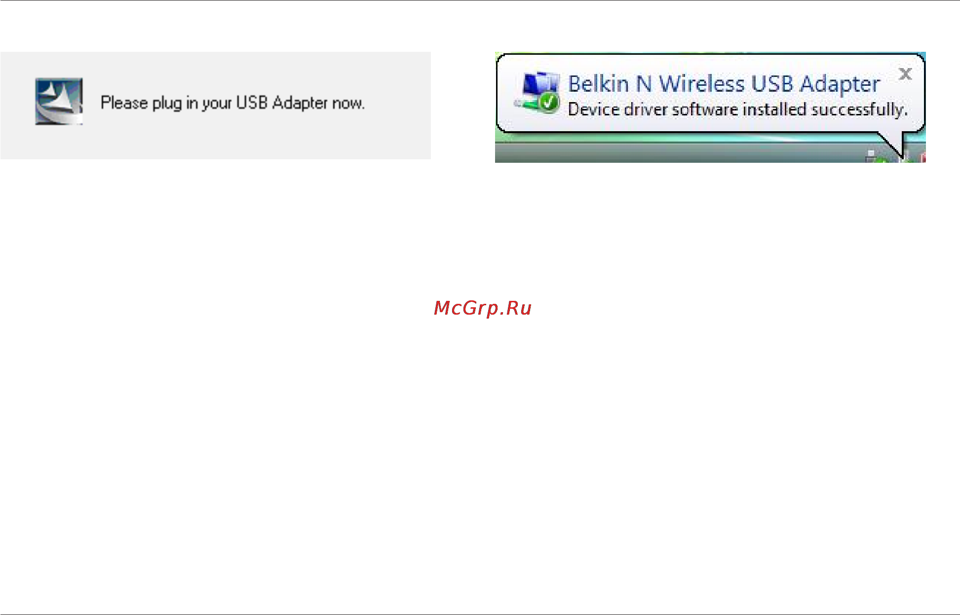 Belkin F7D2101ruSH [16/40] Please plug in your usb adapter now
