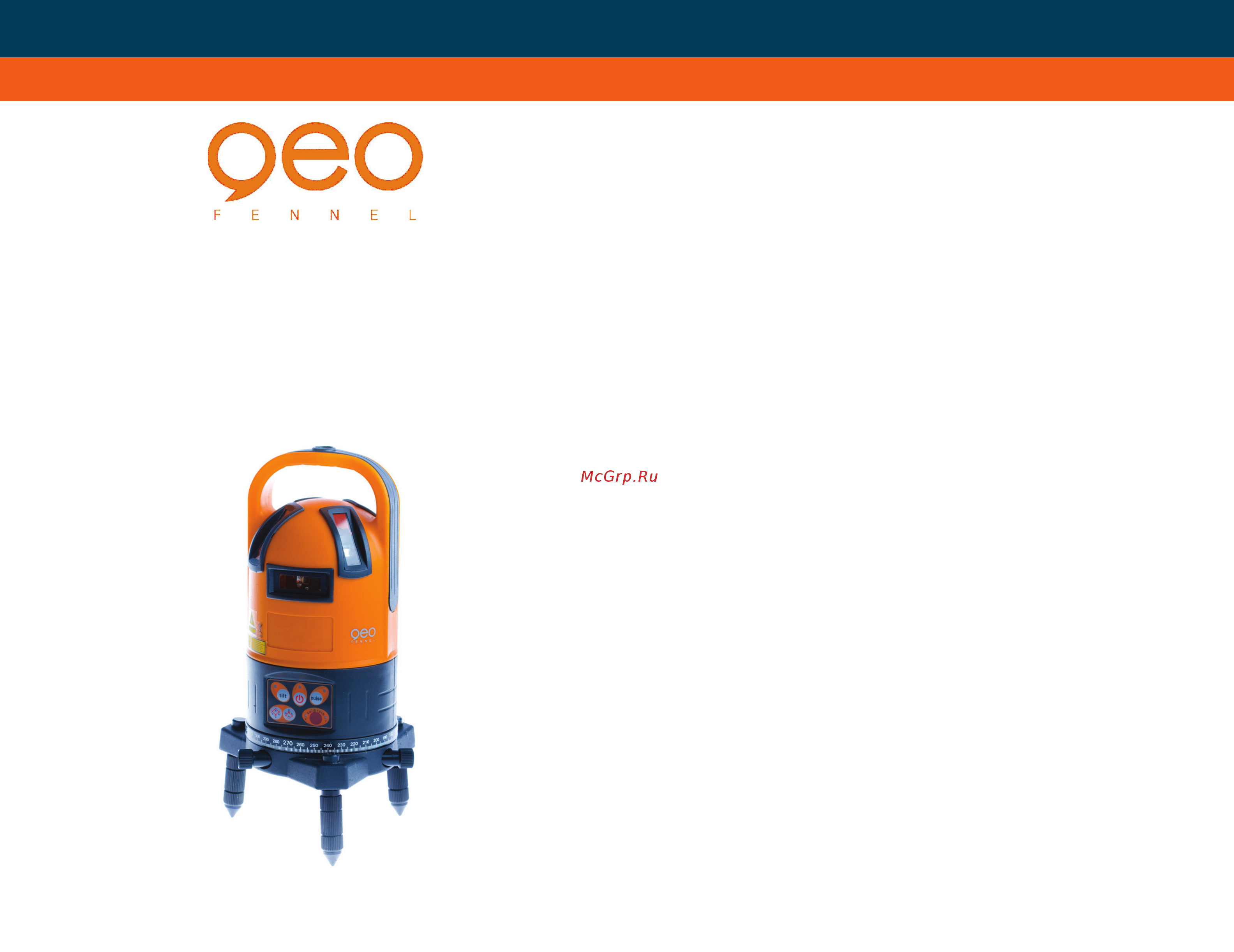 Geo-Fennel FL 60 Maxi Liner Инструкция по эксплуатации онлайн