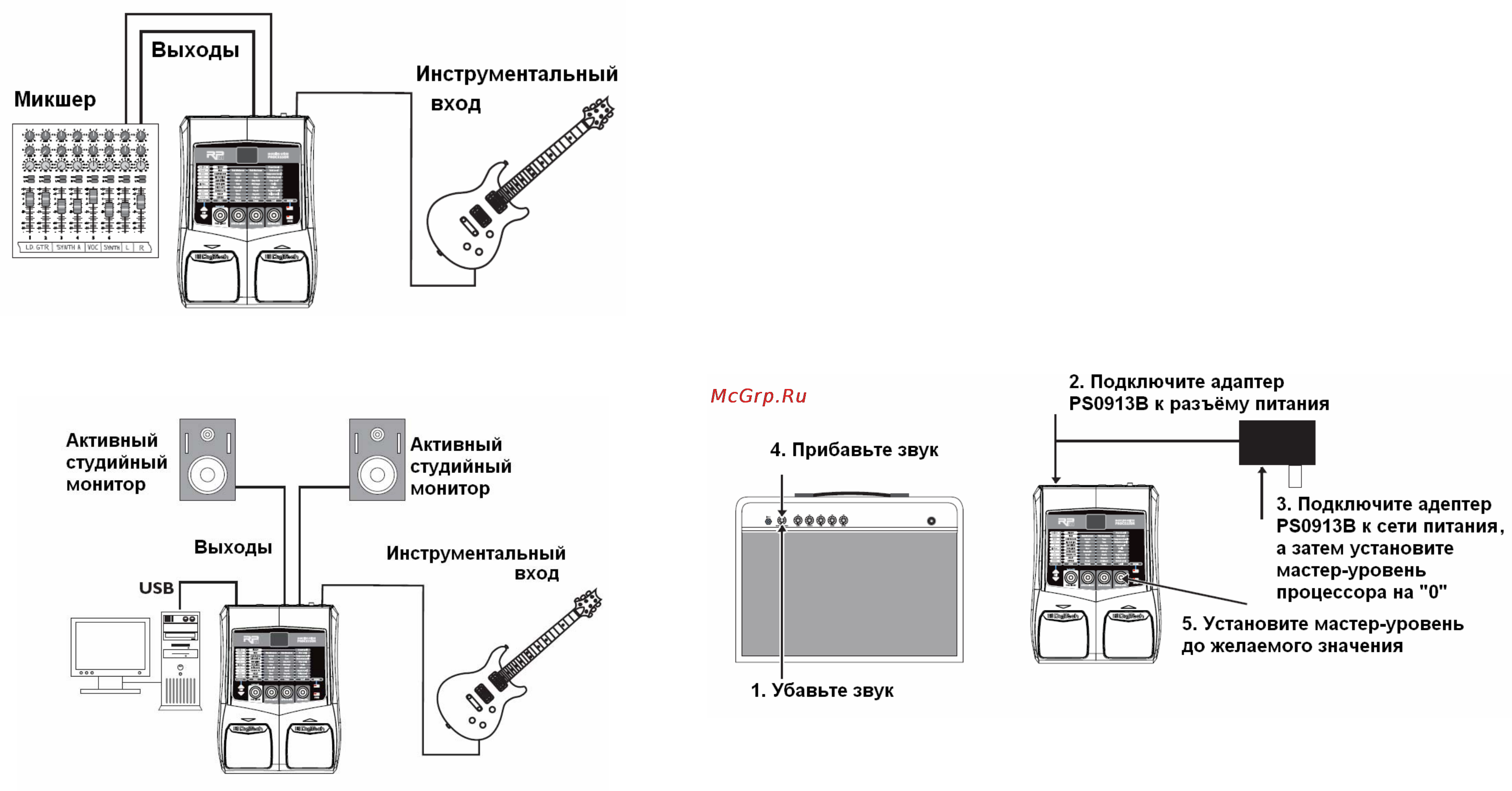 Digitech RP150 Инструкция по эксплуатации онлайн [8/22] 4821