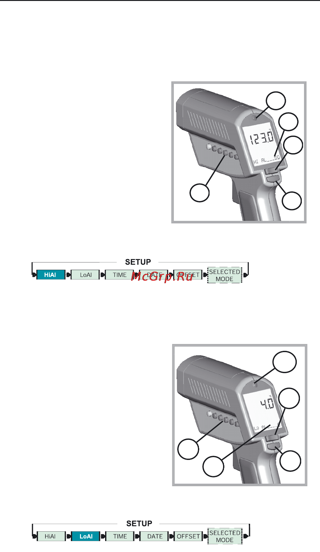 Fluke 574 [19/32] Setup alarm