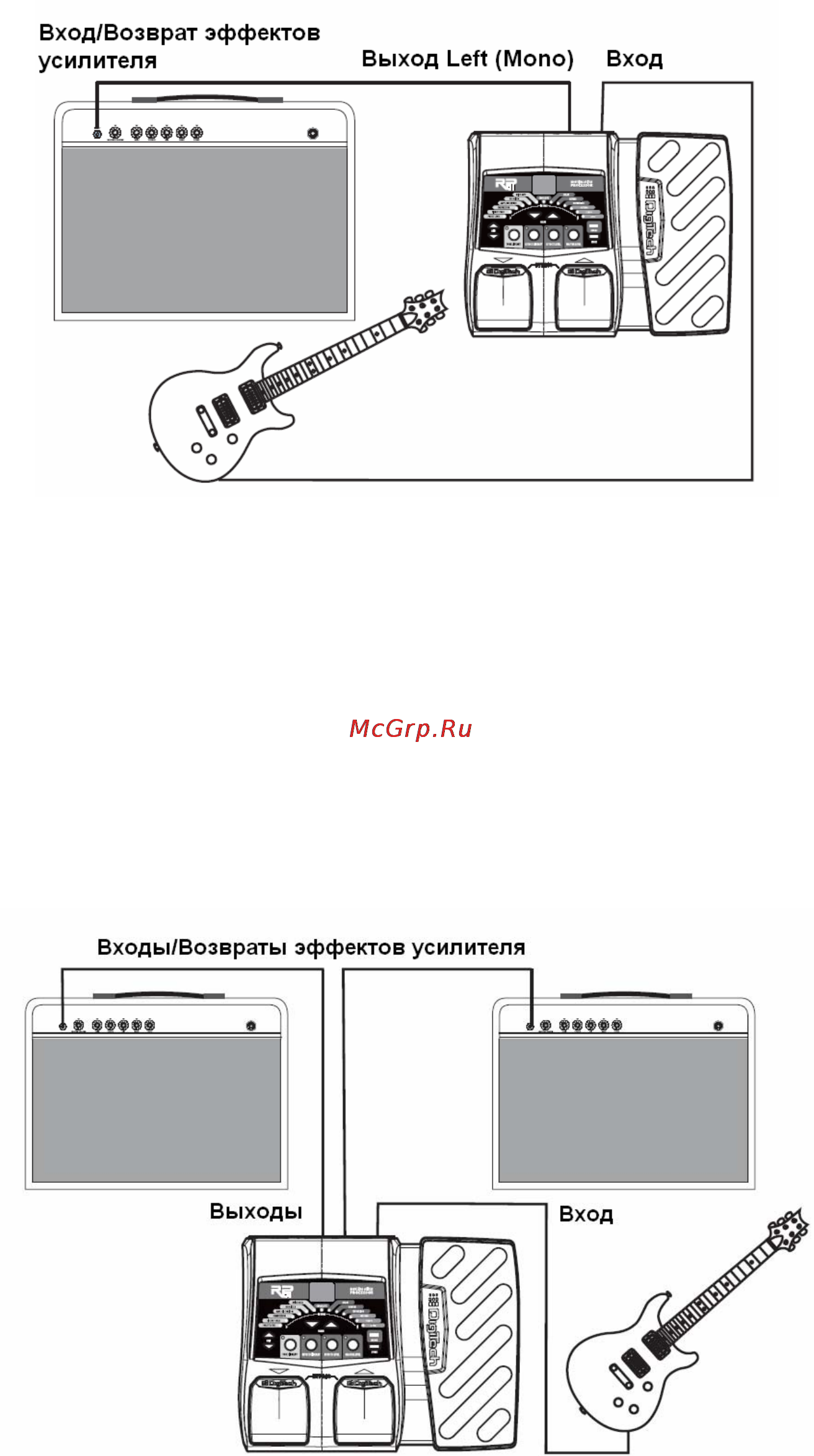 Digitech RP90 [8/22] Начало работы