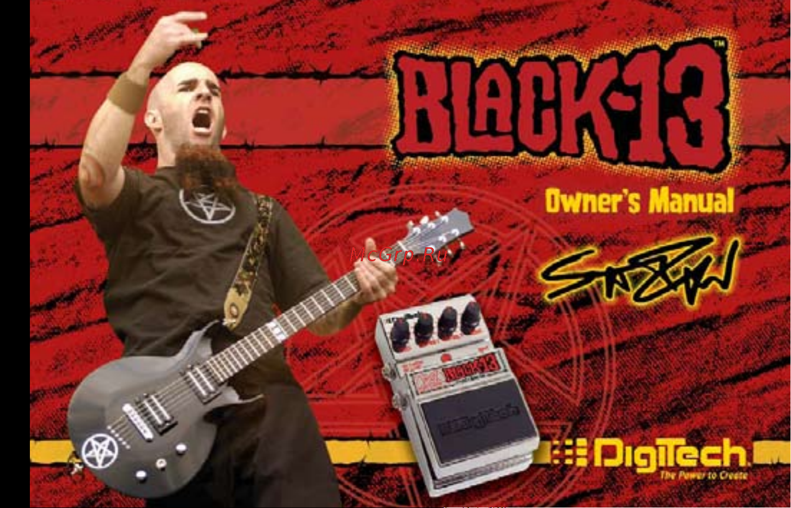 Digitech SCOTT IAN BLACK 13 Инструкция по эксплуатации онлайн