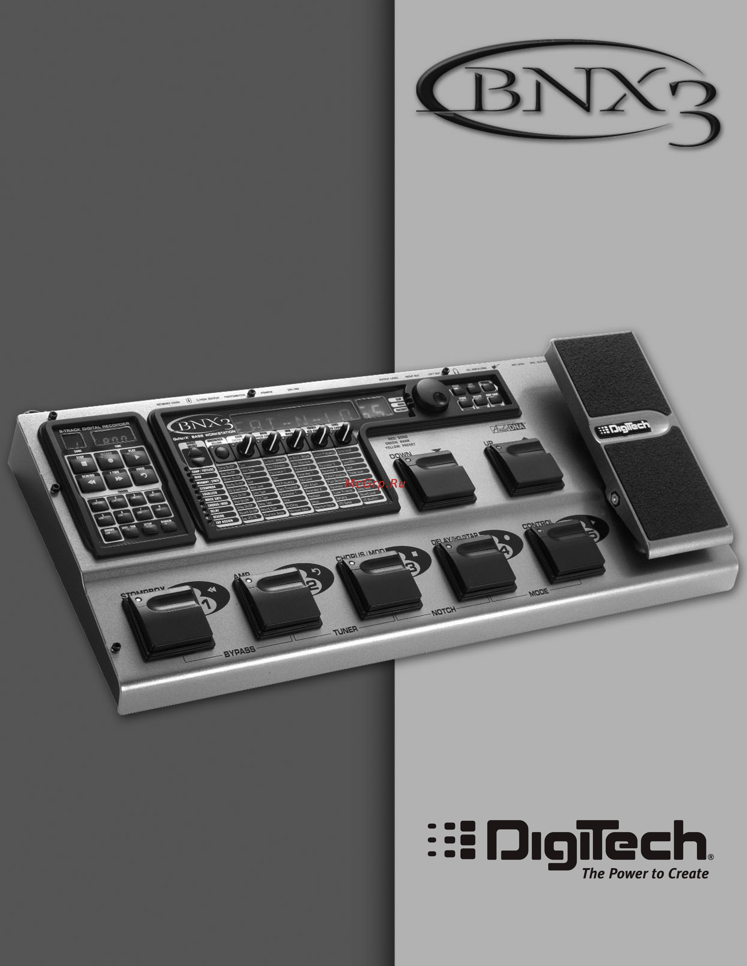 Digitech BNX3 Инструкция по эксплуатации онлайн