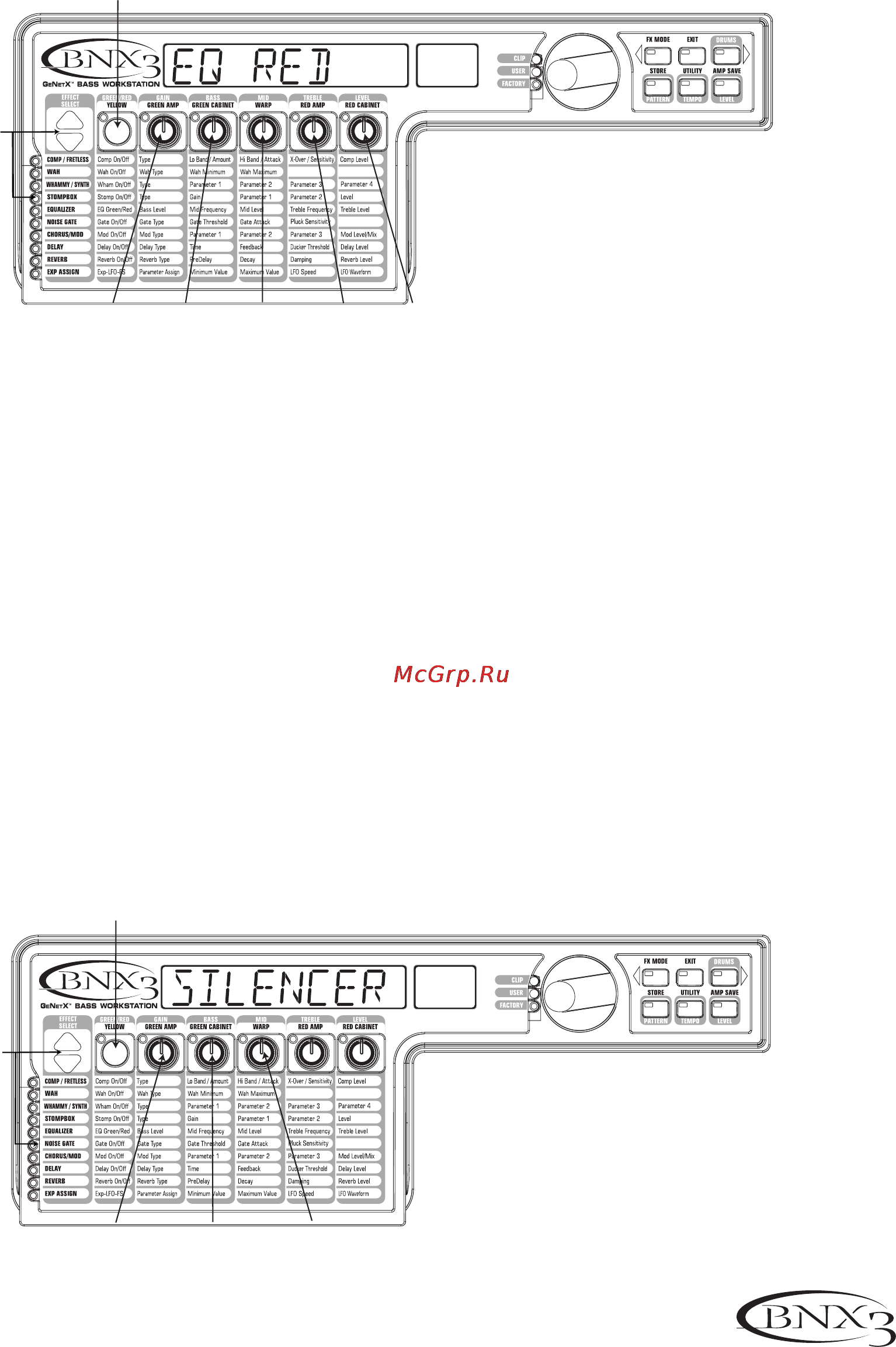 Digitech BNX3 [44/92] Обучение