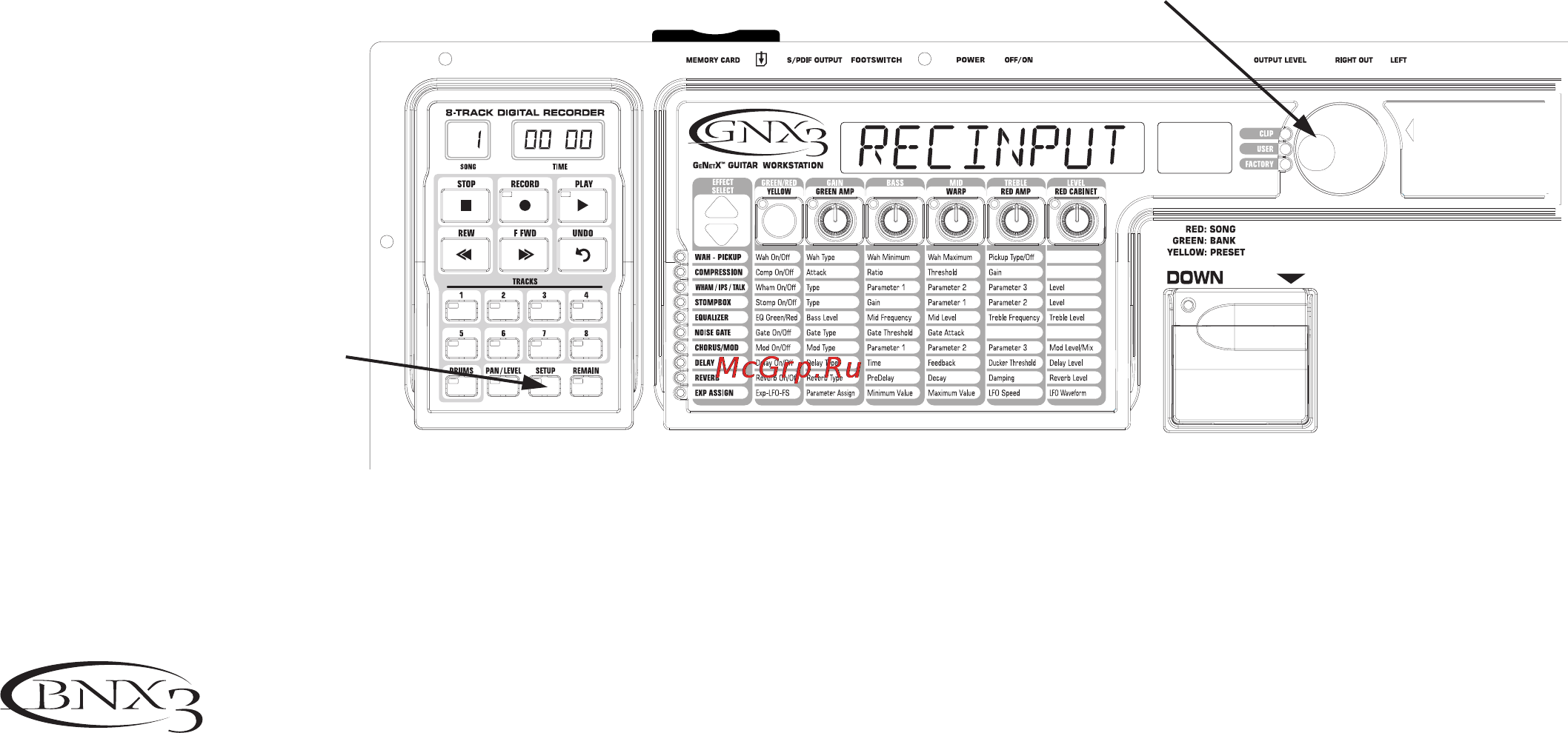 Digitech BNX3 [49/92] Рекордер