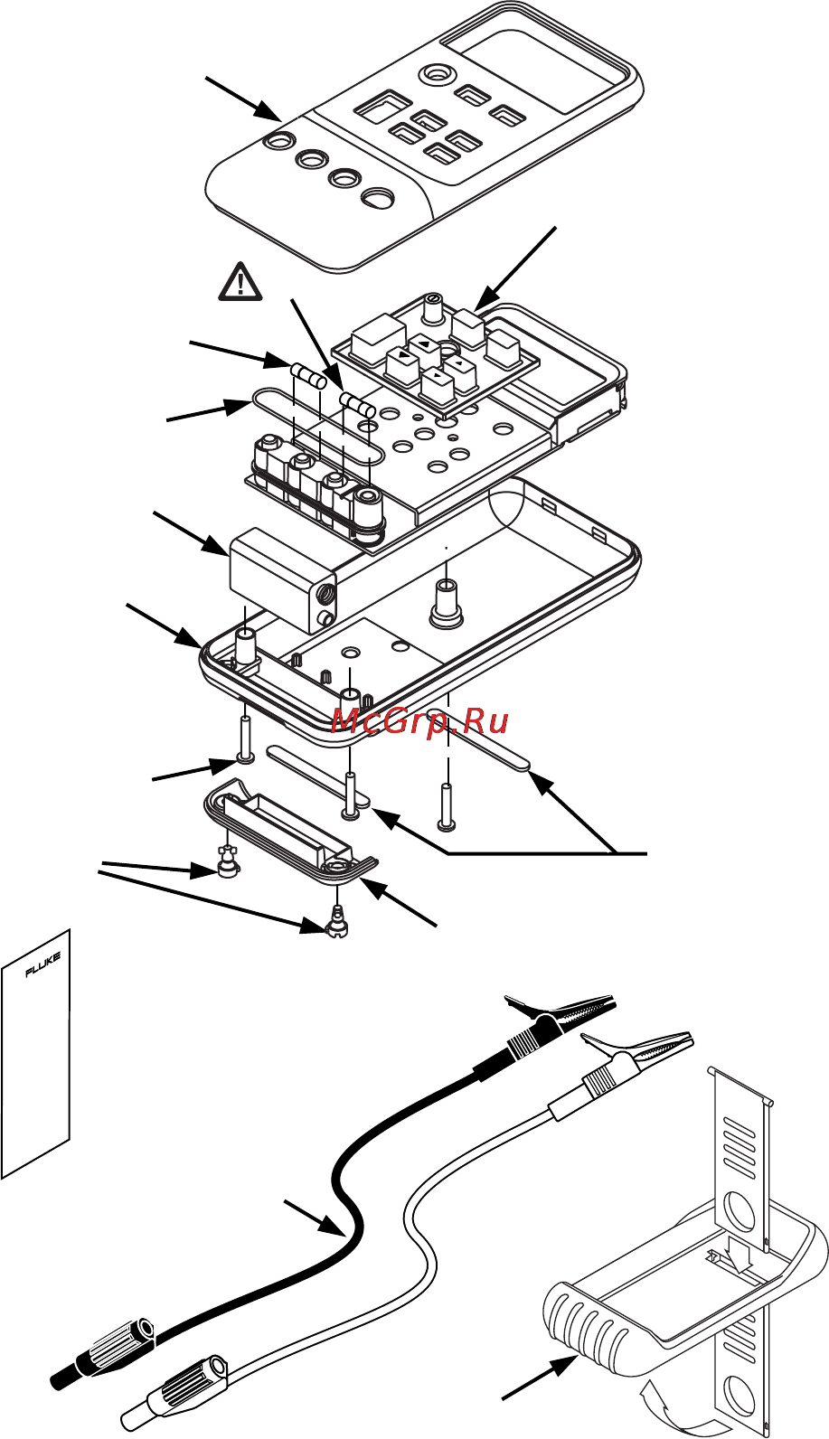 Fluke 712 [12/16] English instruction sheet page 12