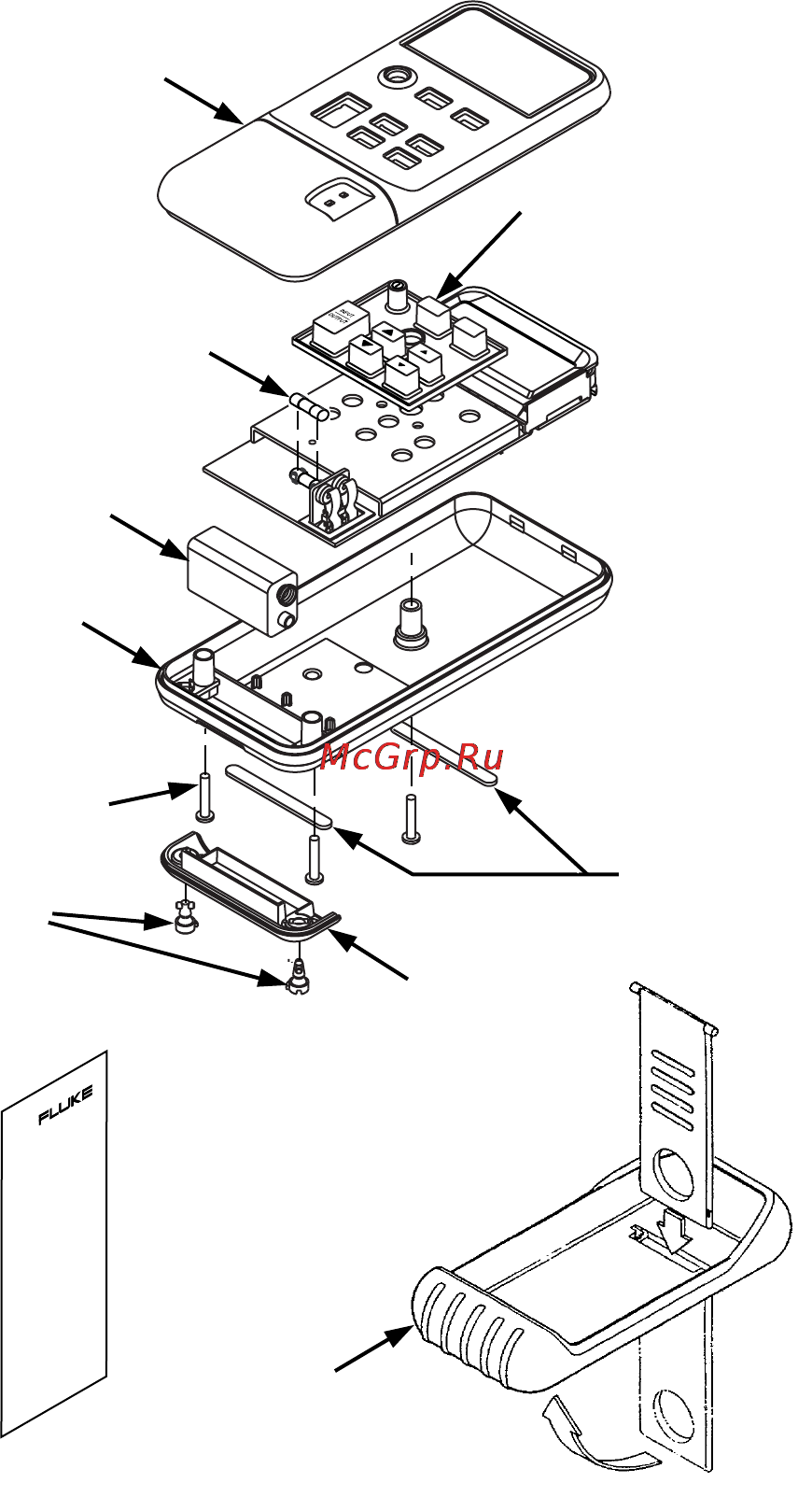 Fluke 714 [12/15] English instruction sheet page 12