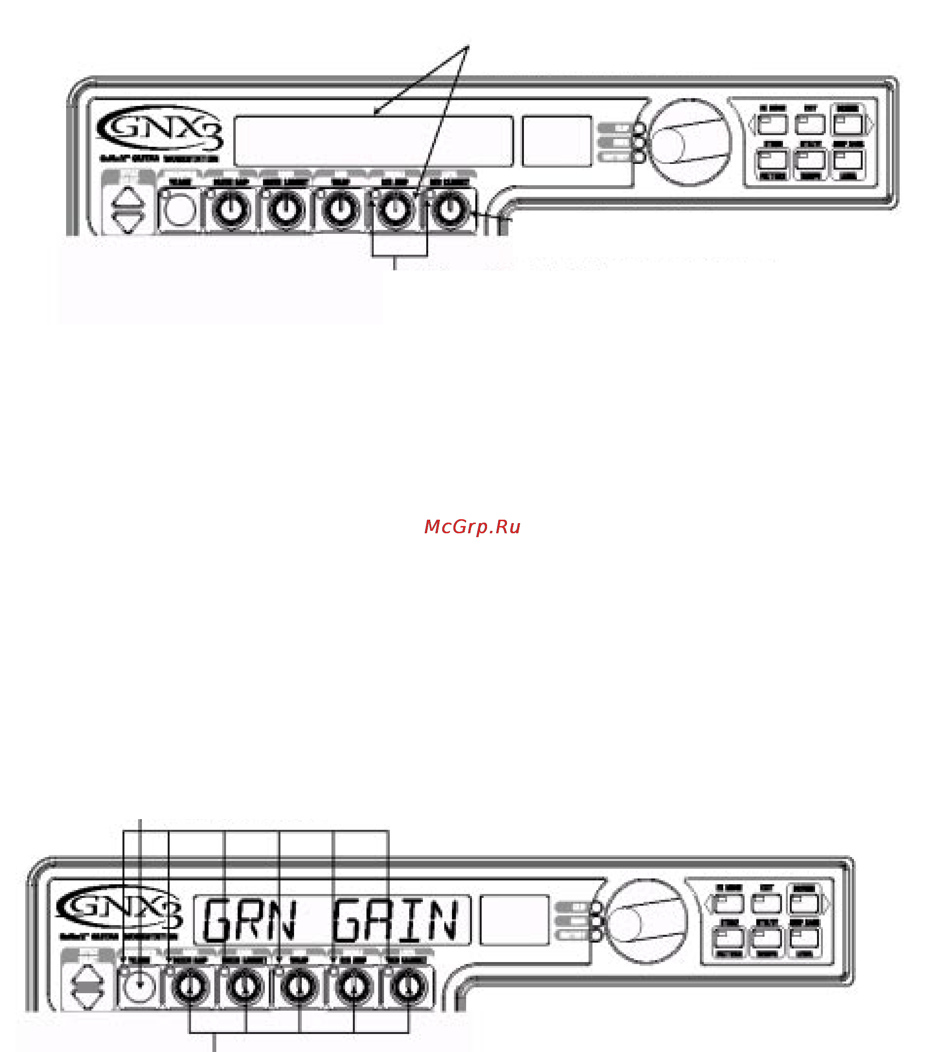 Digitech GNX3 [37/81] Ðåãóëèðîâêà ïàðàìåòðîâ çåëåíîãî êàíàëà