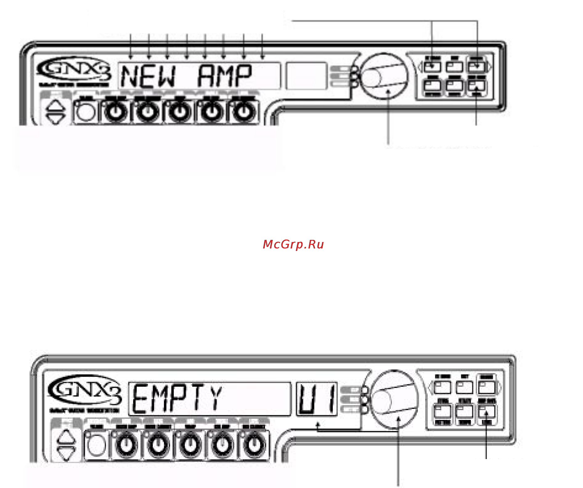 Digitech GNX3 [39/81] Âûáîð ìîäåëåé äëÿ êàíàëîâ ïðåñåòà