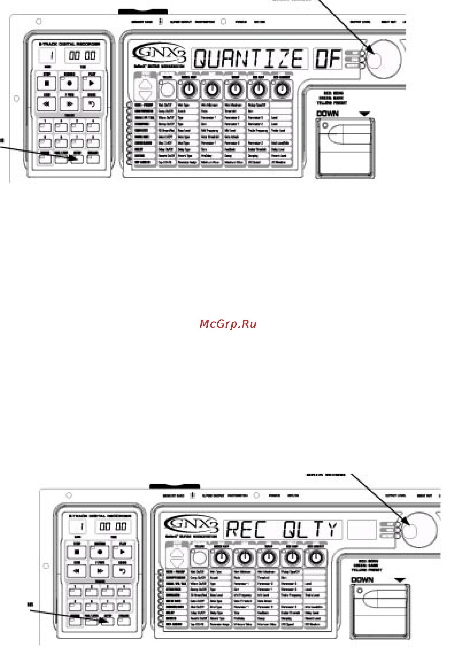 Digitech GNX3 [50/81] Êà åñòâî çàïèñè