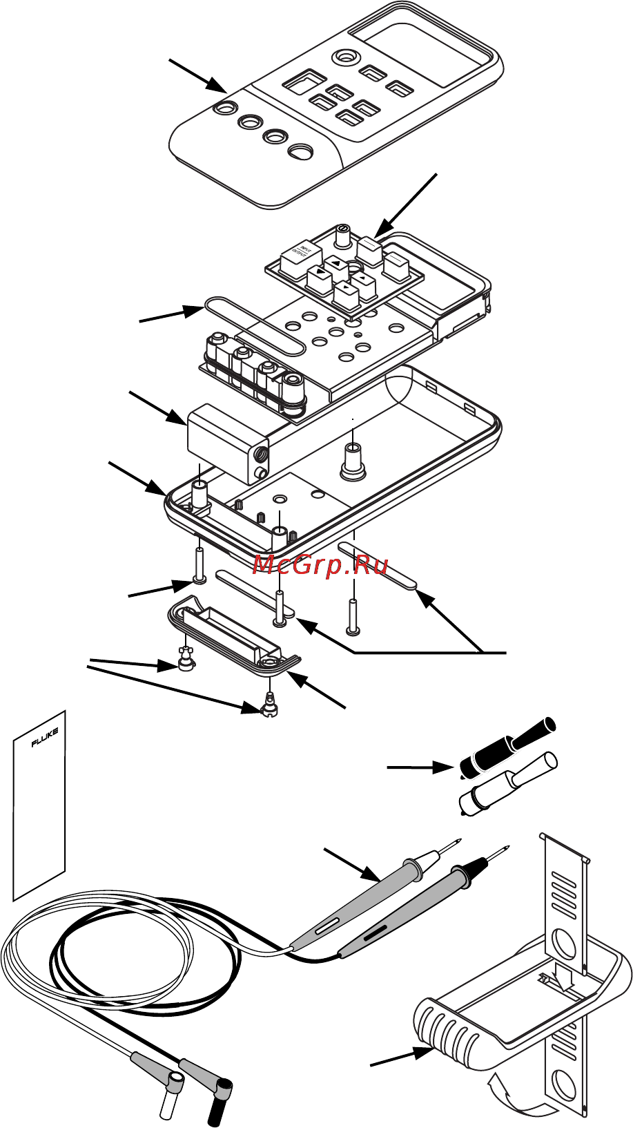 Fluke 715 [13/16] English instruction sheet page 13