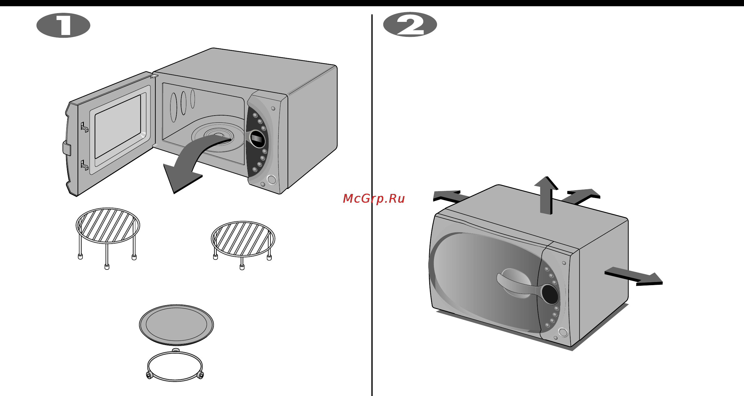 LG MH-6354Y [4/29] Распаковка и установка печи