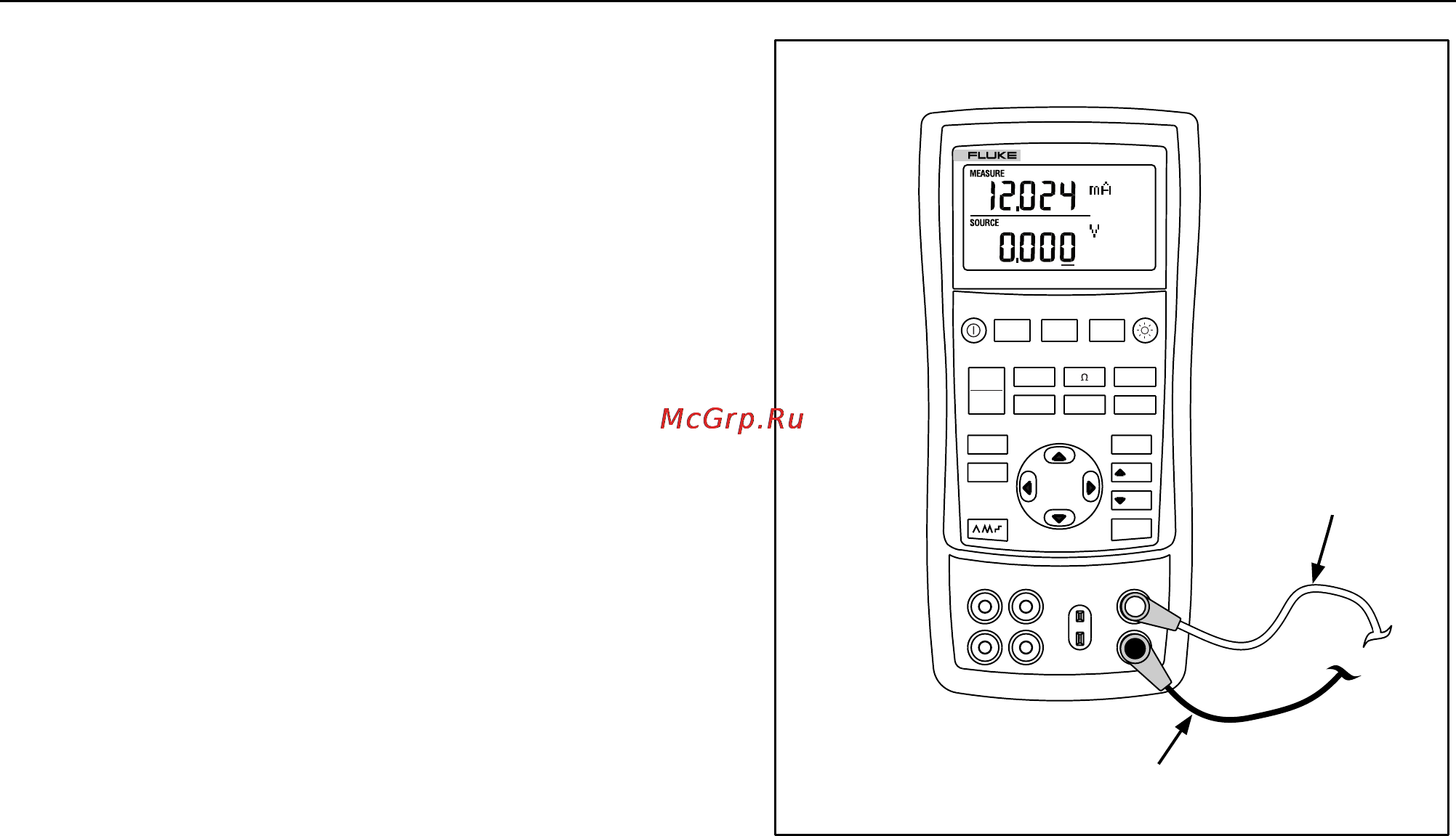 Fluke 724 [27/56] Using measure mode