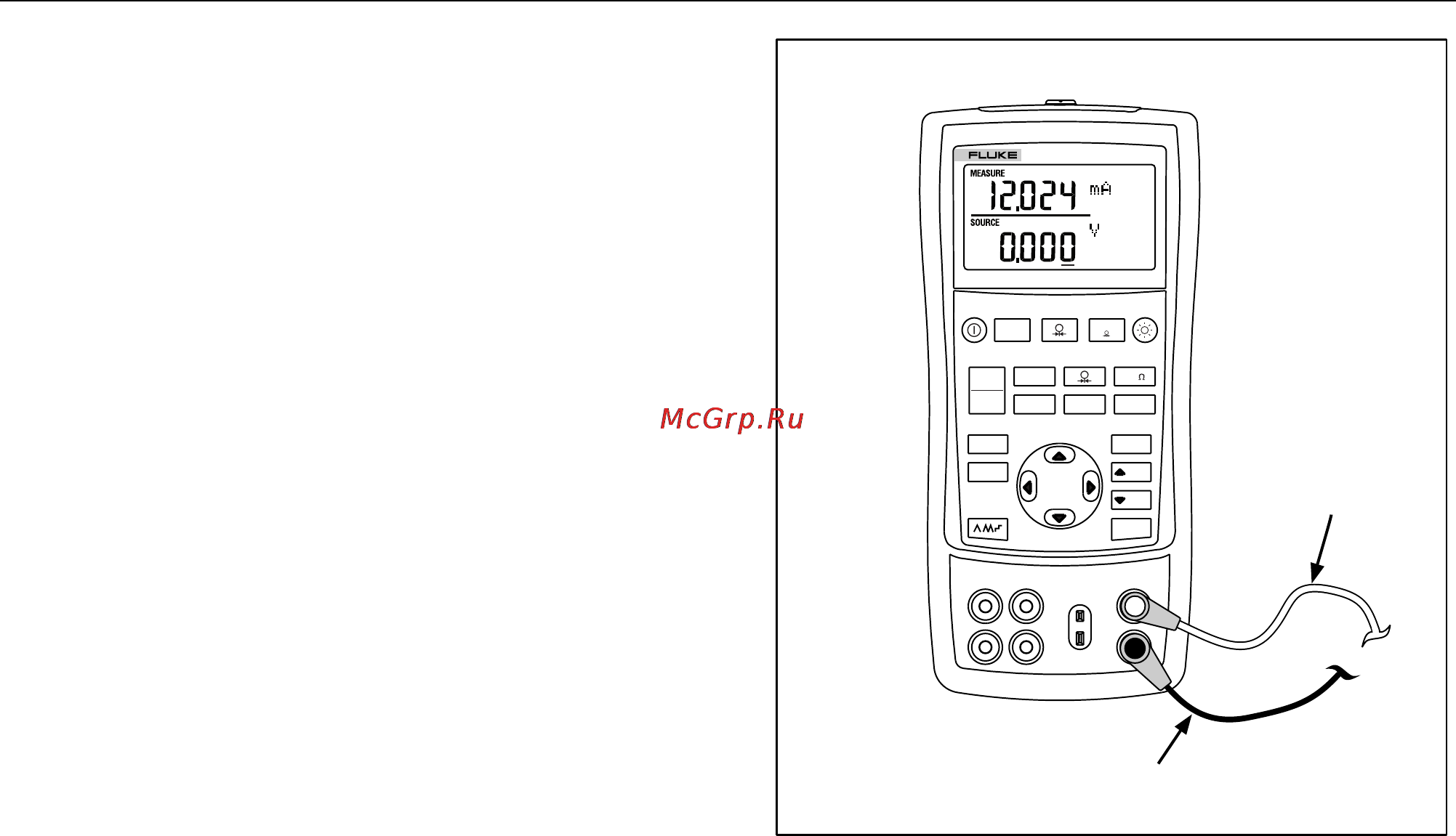 Fluke 725 [27/72] Using measure mode