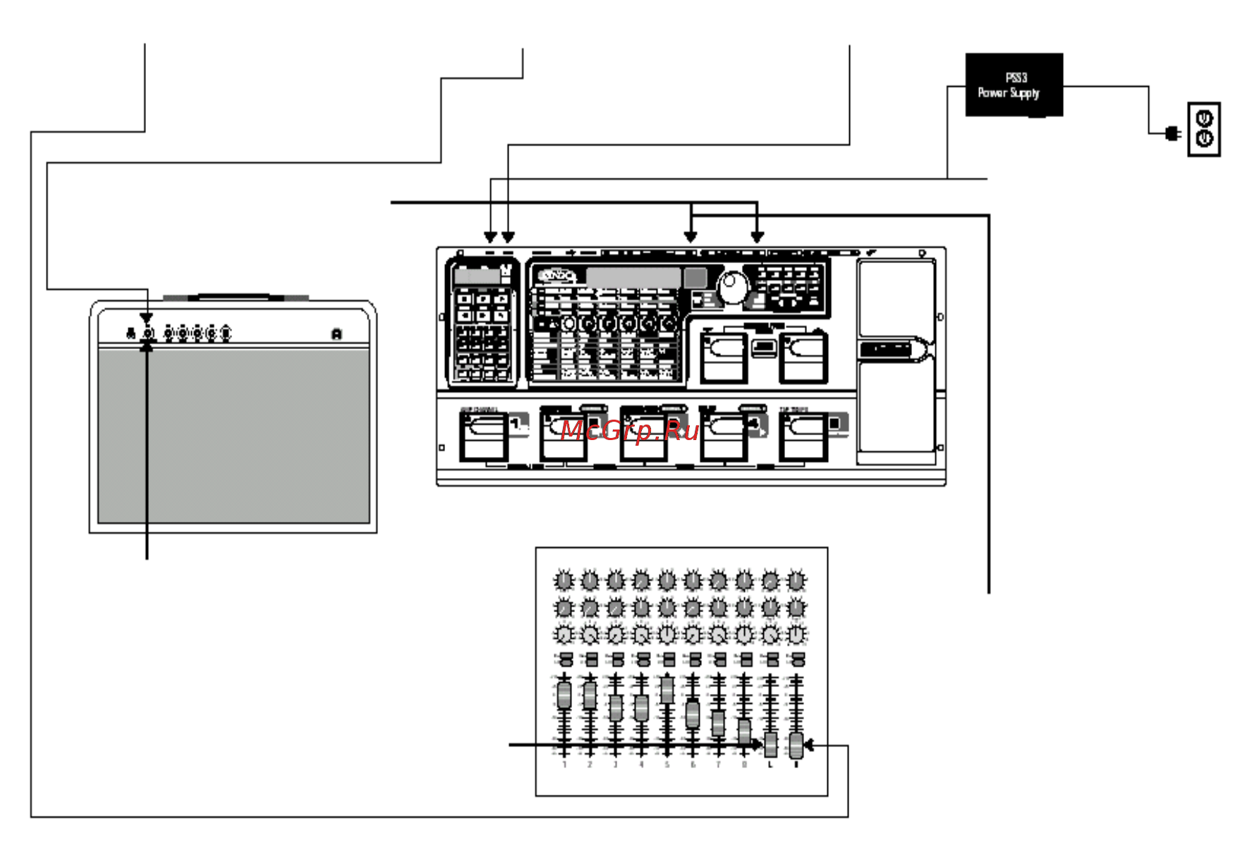 Digitech S200 [27/124] Подключение питания
