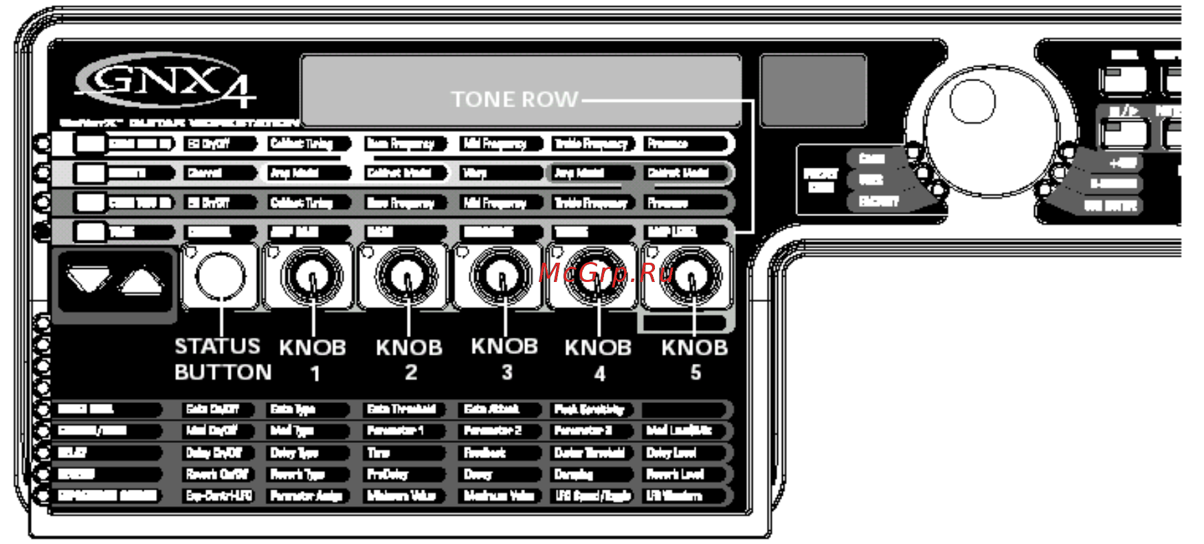 Digitech S200 [36/124] Ряд tone