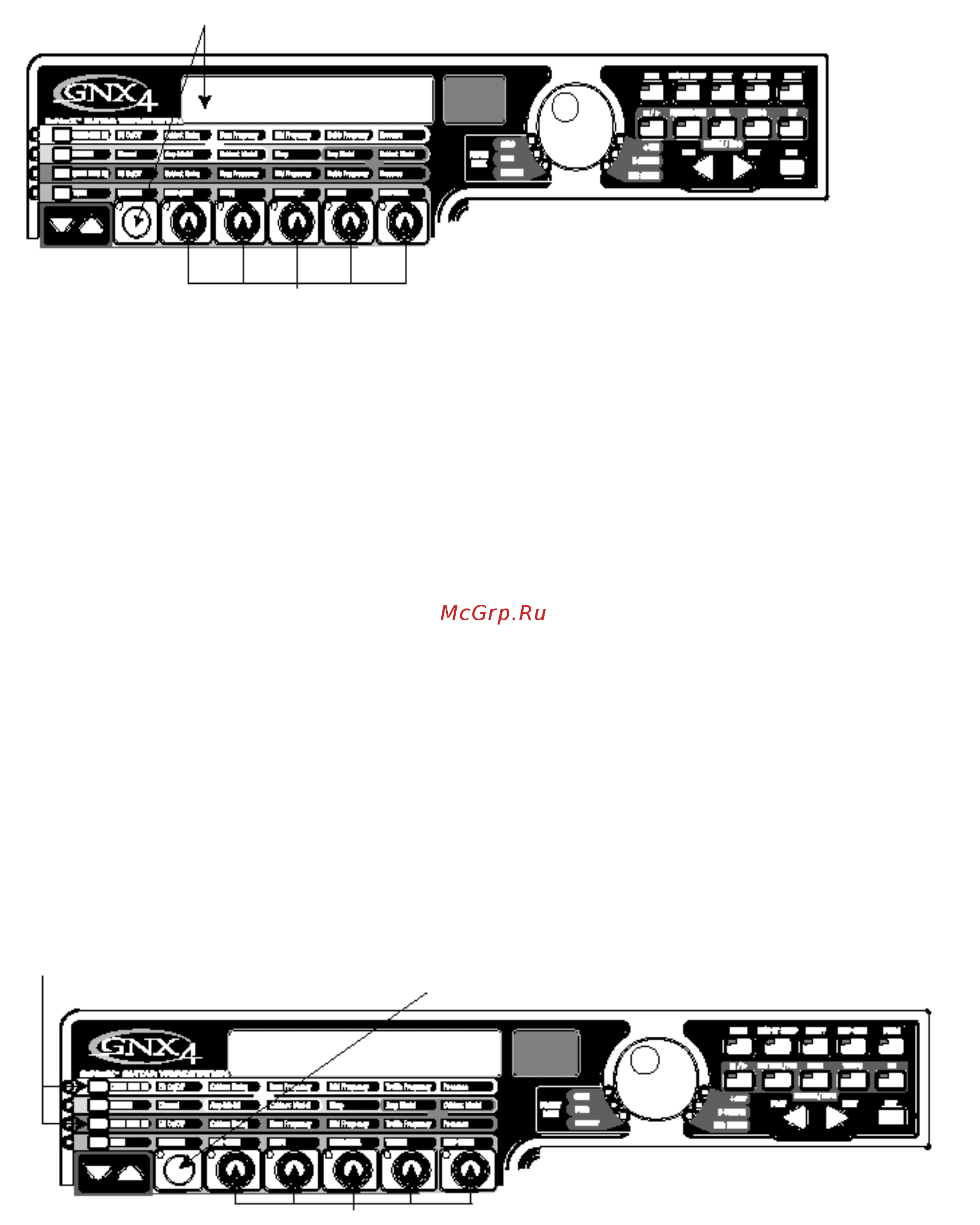 Digitech GNX4 [59/124] Ôóíêöèè ïåäàëüíîãî ïåðåêëþ àòåëÿ äëÿ ðåæèìîâ