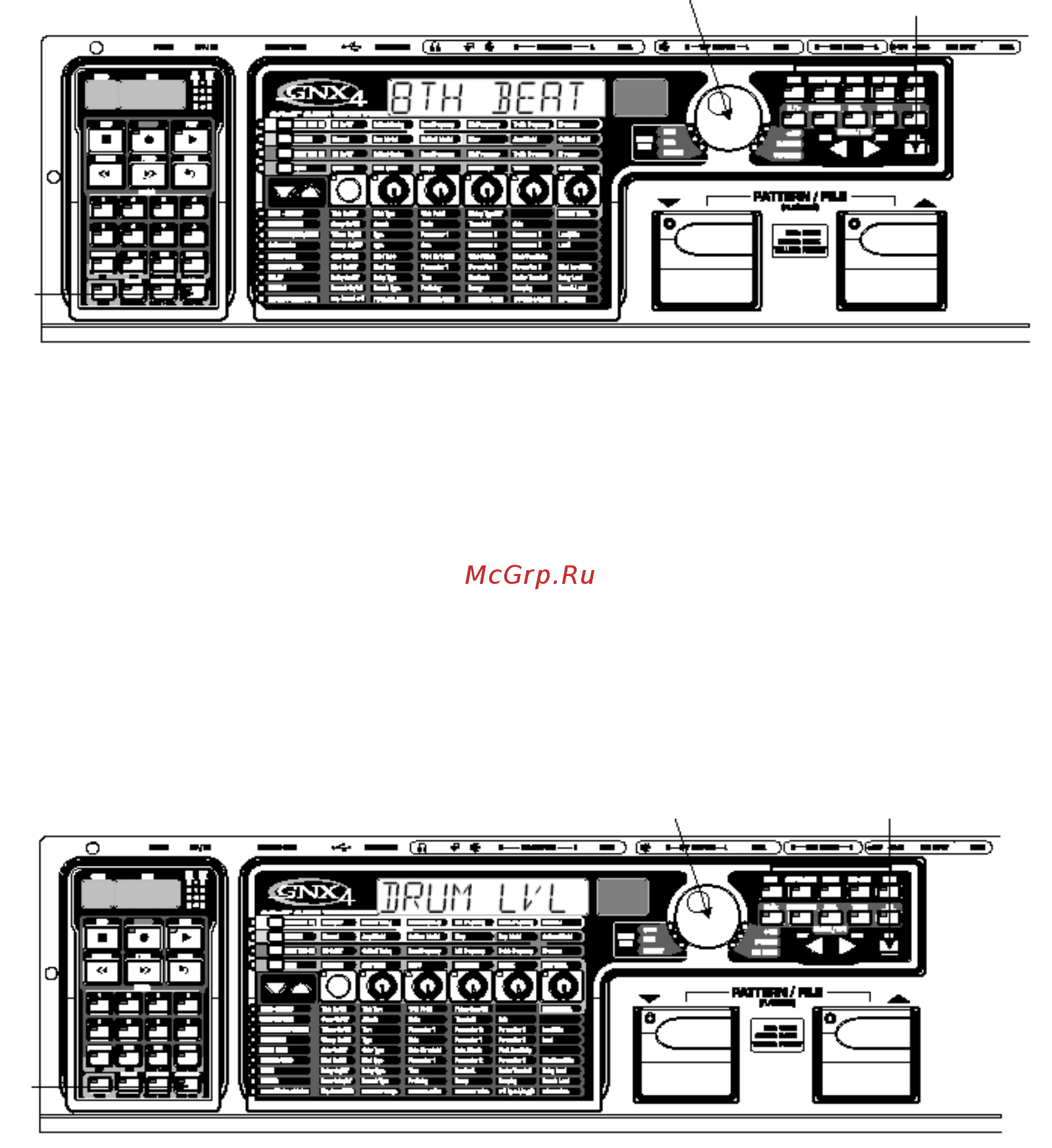 Digitech S200 [77/124] Èñïîëüçîâàíèå ïàíåëè çàïèñûâàþùåãî óñòðîéñòâà gnx4 äëÿ çàïèñè