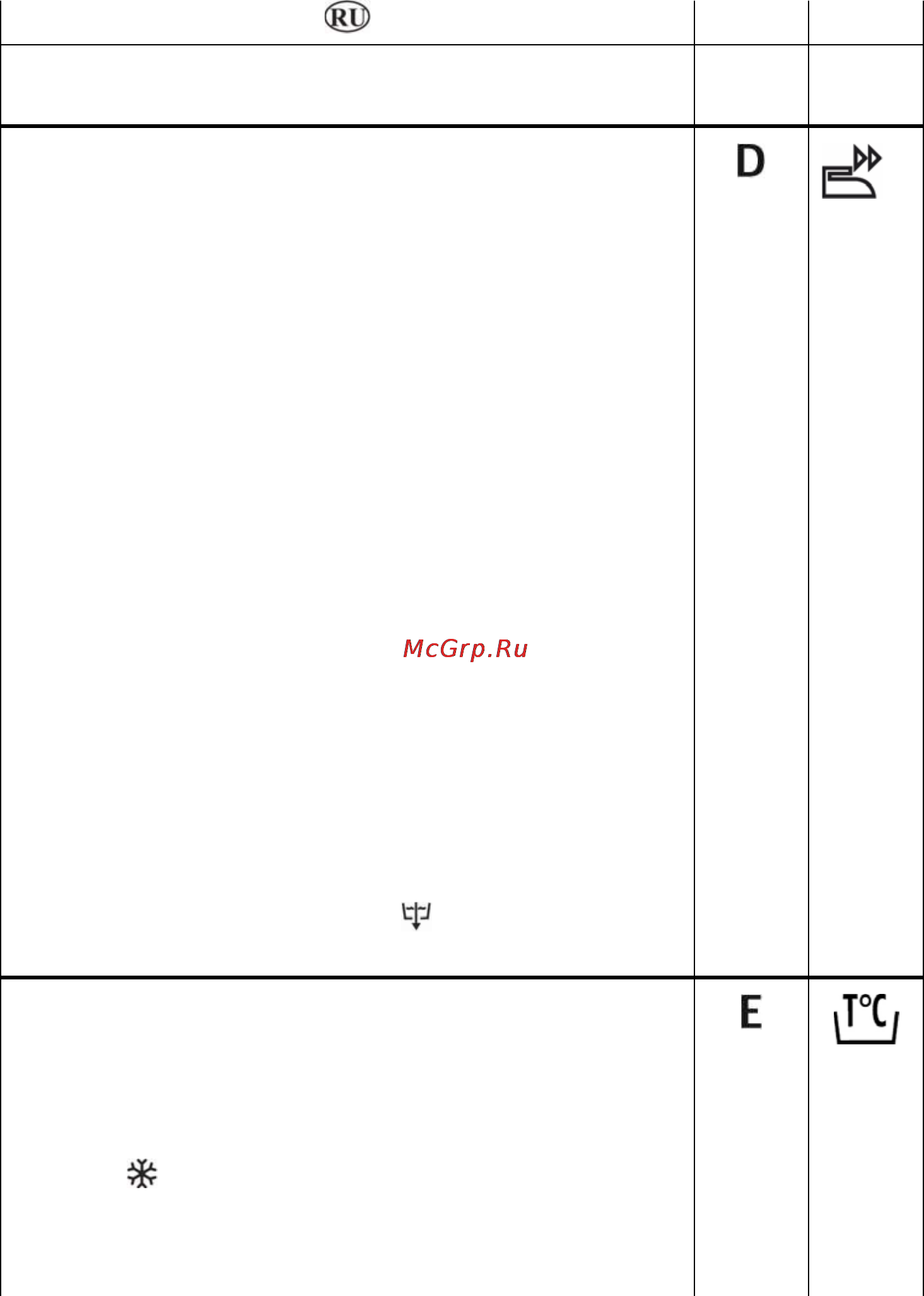 Candy GO4 1064 D 07S [15/67] Кнопка без складок