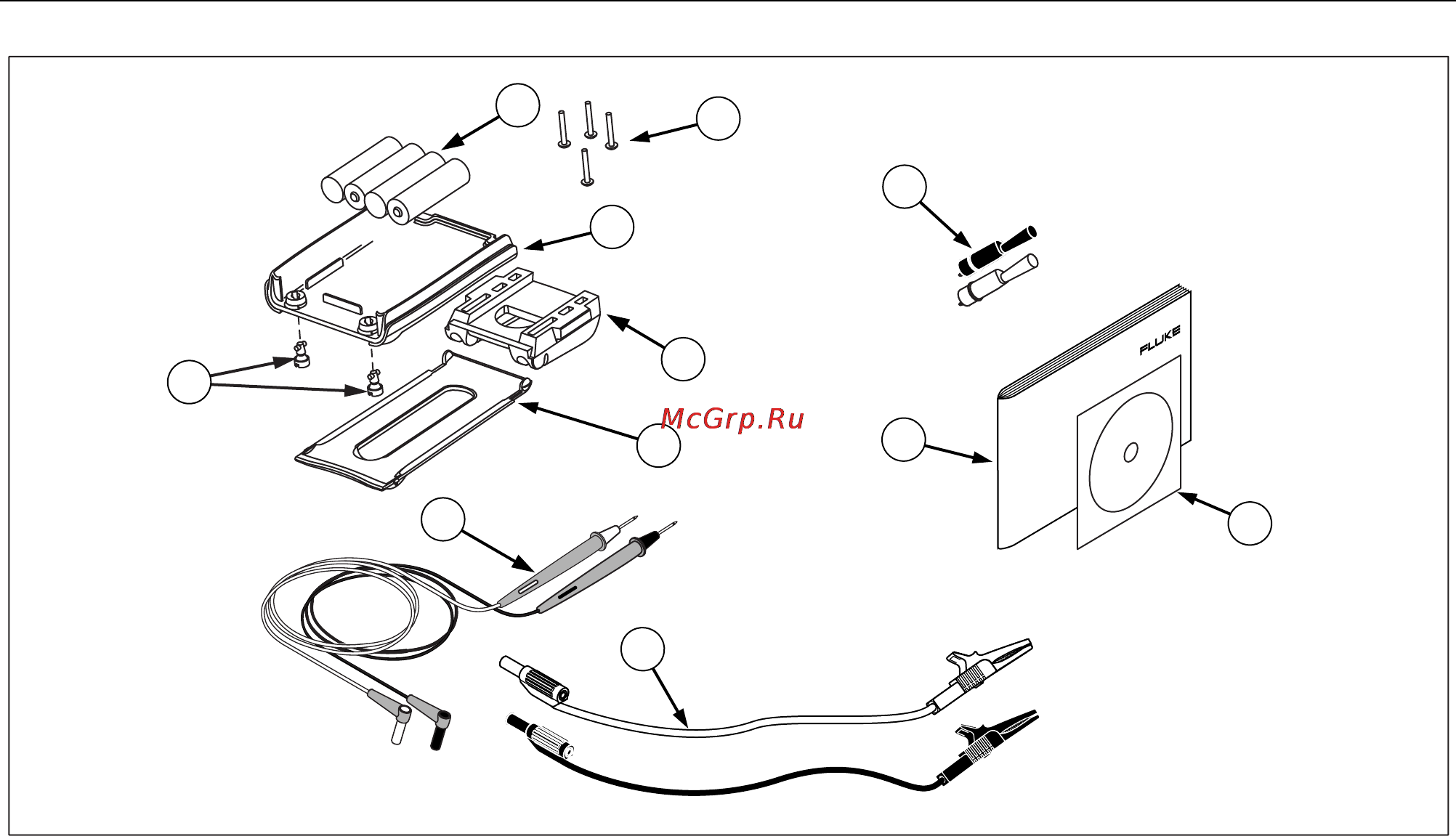 Fluke 726 [65/80] Figure 25 replacement parts