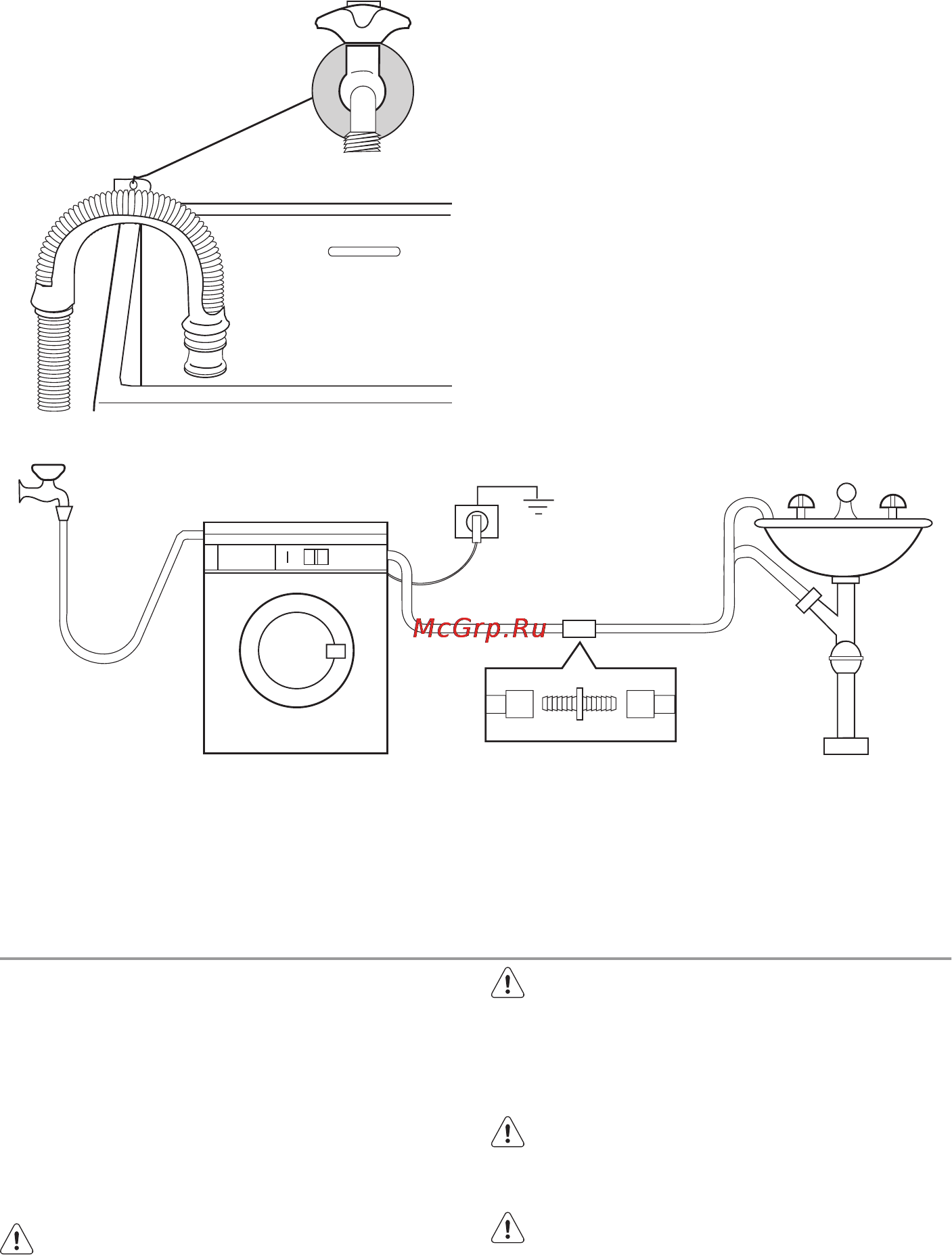 Electrolux EWS 106410 W [30/32] Подключение к электросети