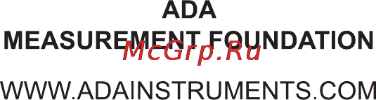 Ada PROF-X6 А00160 [36/36] Www adainstruments com