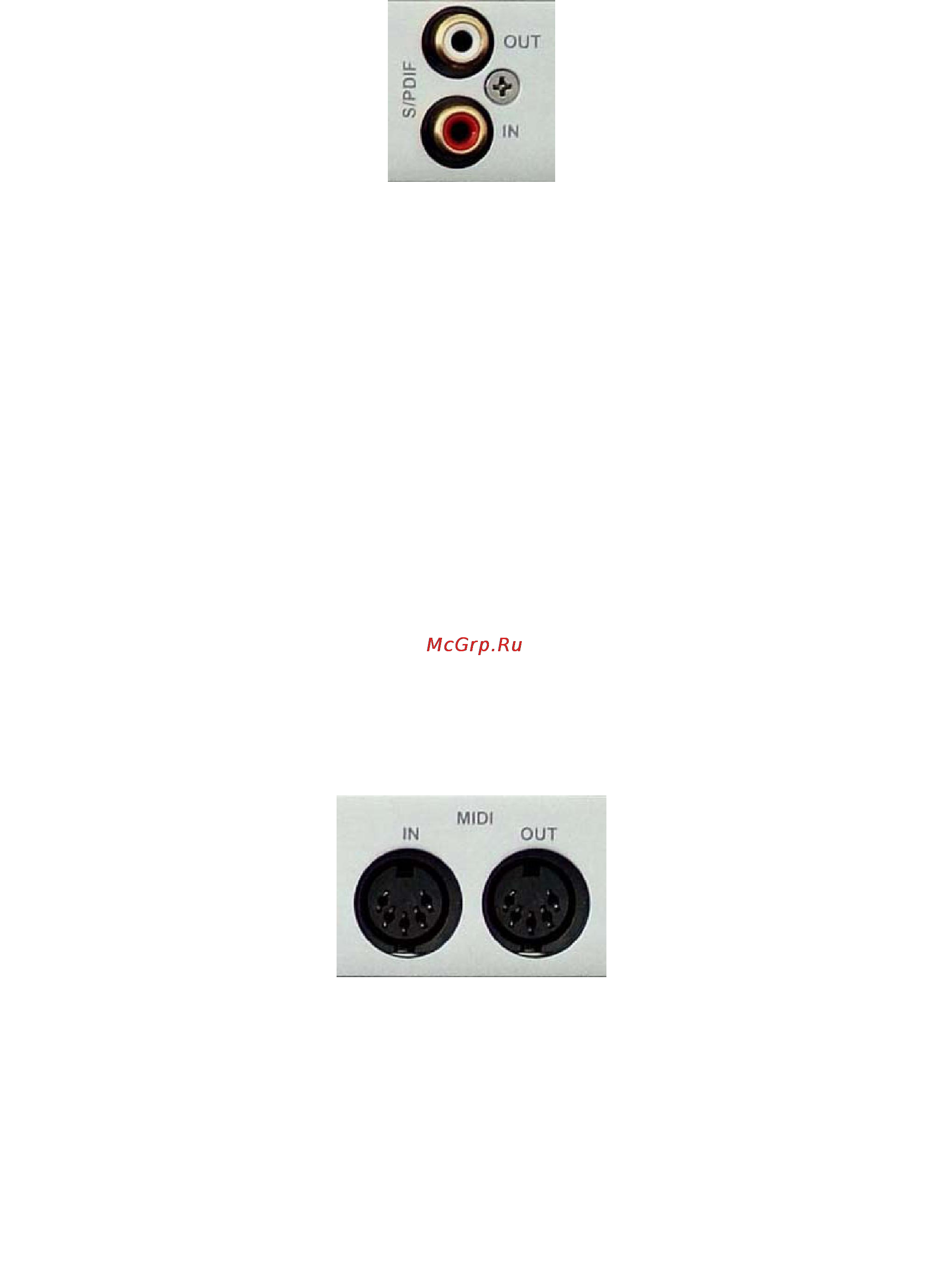 Echo AUDIOFIRE 4 [14/20] Внешний порт midi и s pdif audiofire2