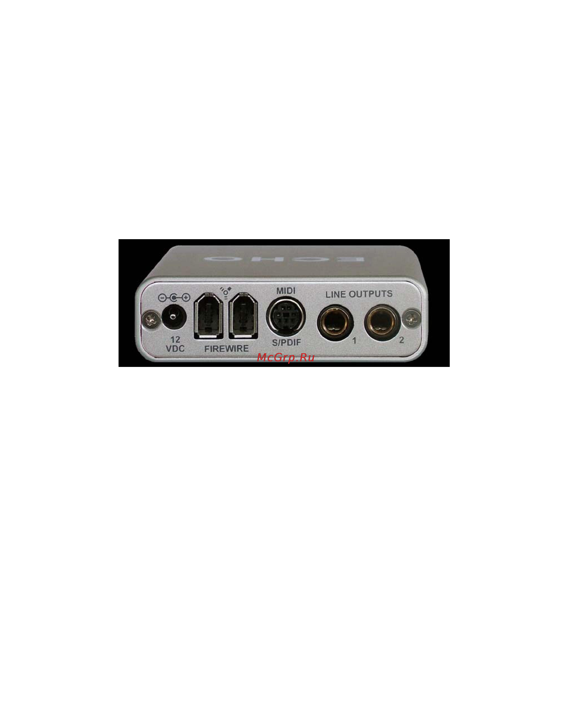 Echo AUDIOFIRE 4 [7/20] Аналоговые входы и выходы audiofire4