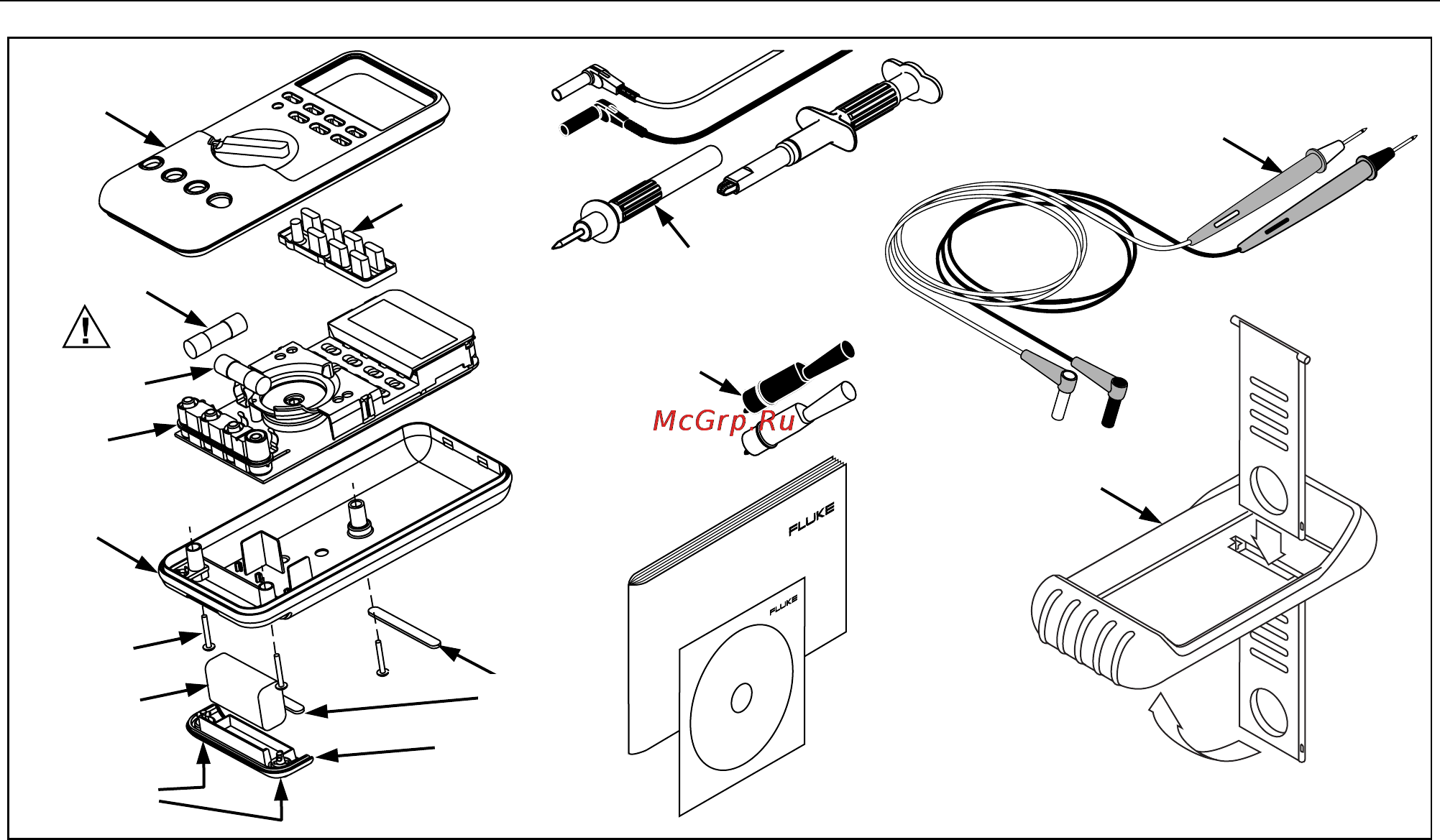 Fluke 787 [39/50] Figure 12 replacement parts
