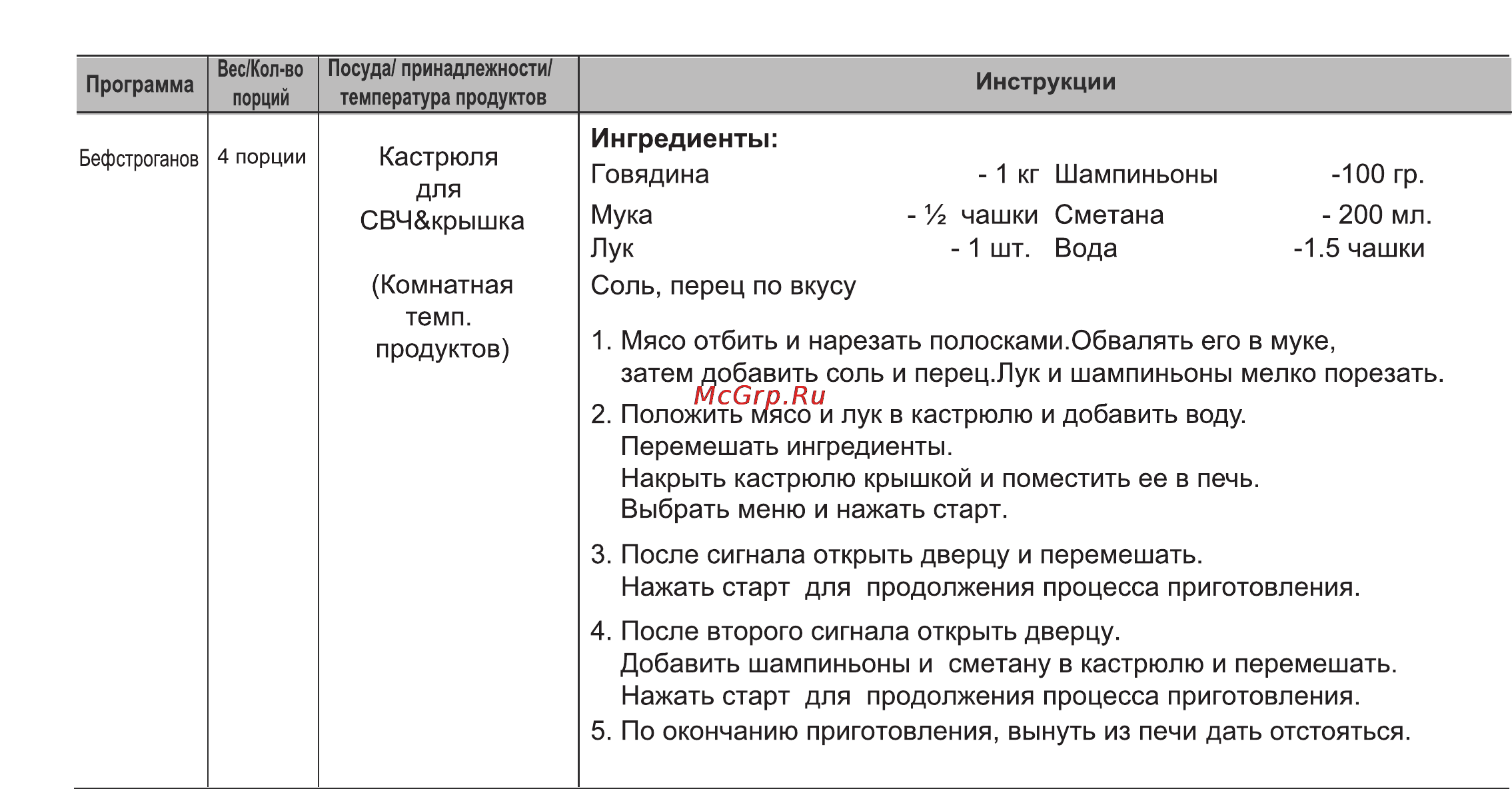 LG MH-6346PQMS Инструкция по эксплуатации онлайн [23/33] 5063