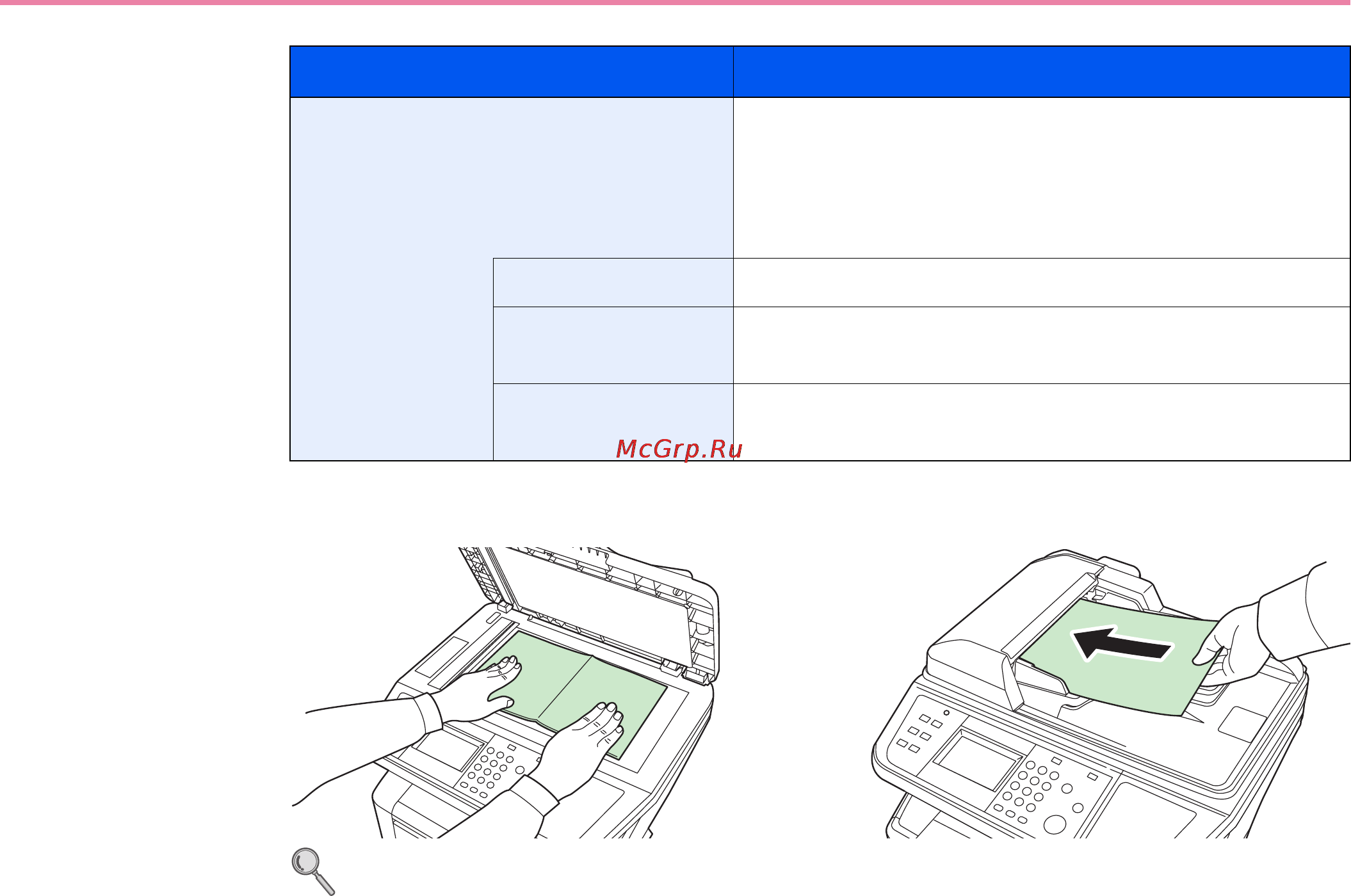 Kyocera FS-3640MFP [129/180] Положите оригиналы