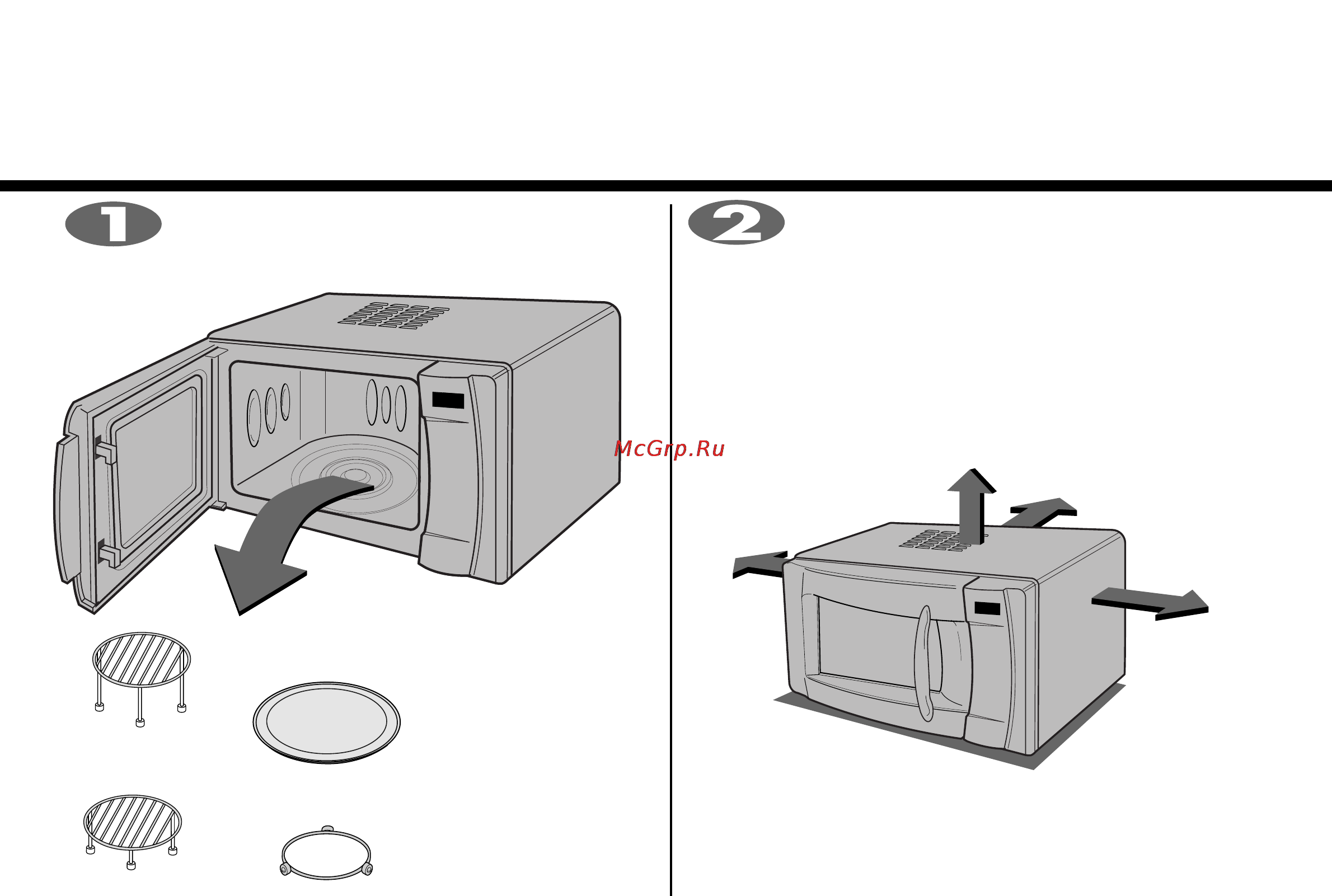 LG MH-6344B [4/30] Распаковка и установка печи