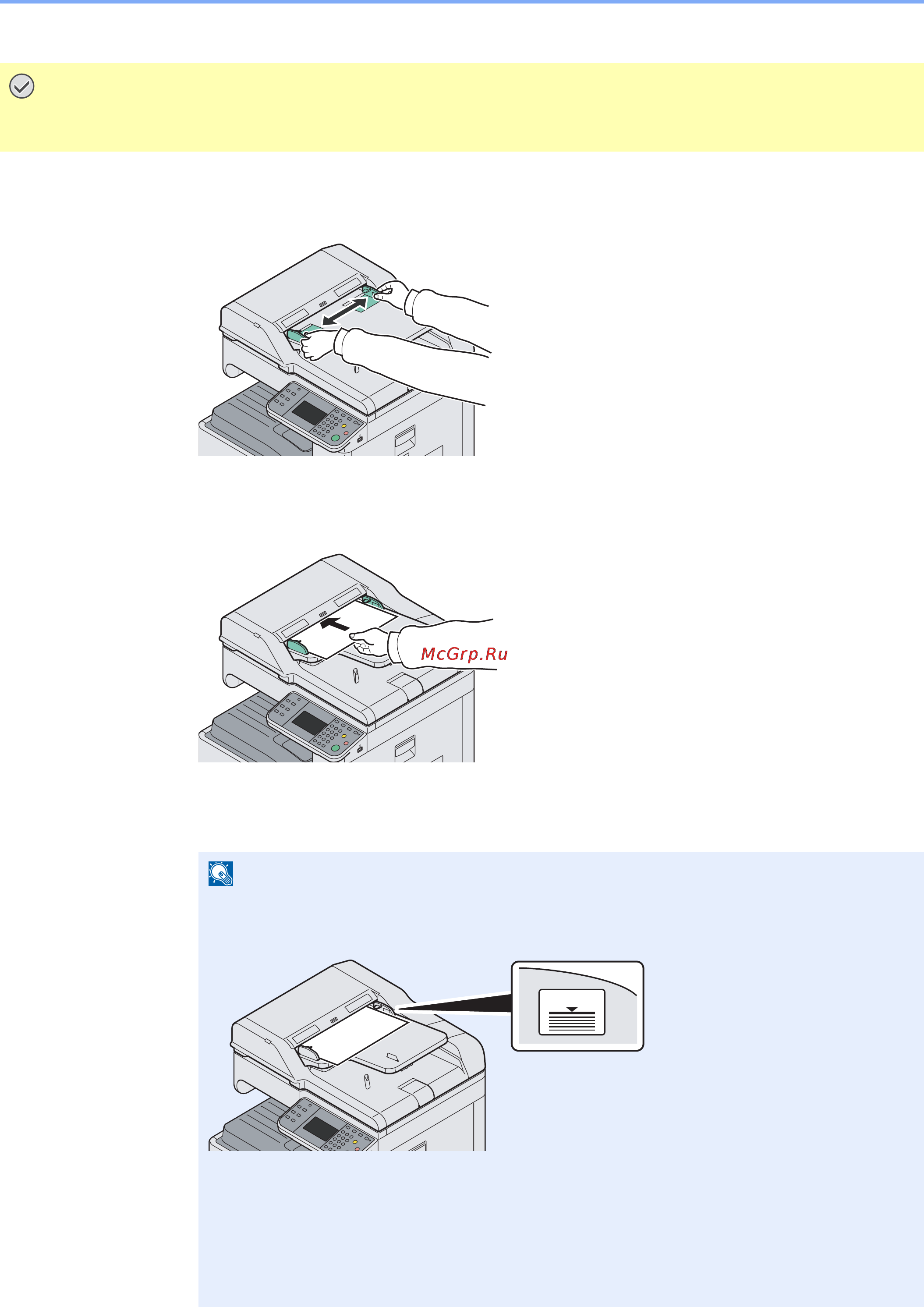 Kyocera FS-6030MFP [48/169] Загрузите оригиналы