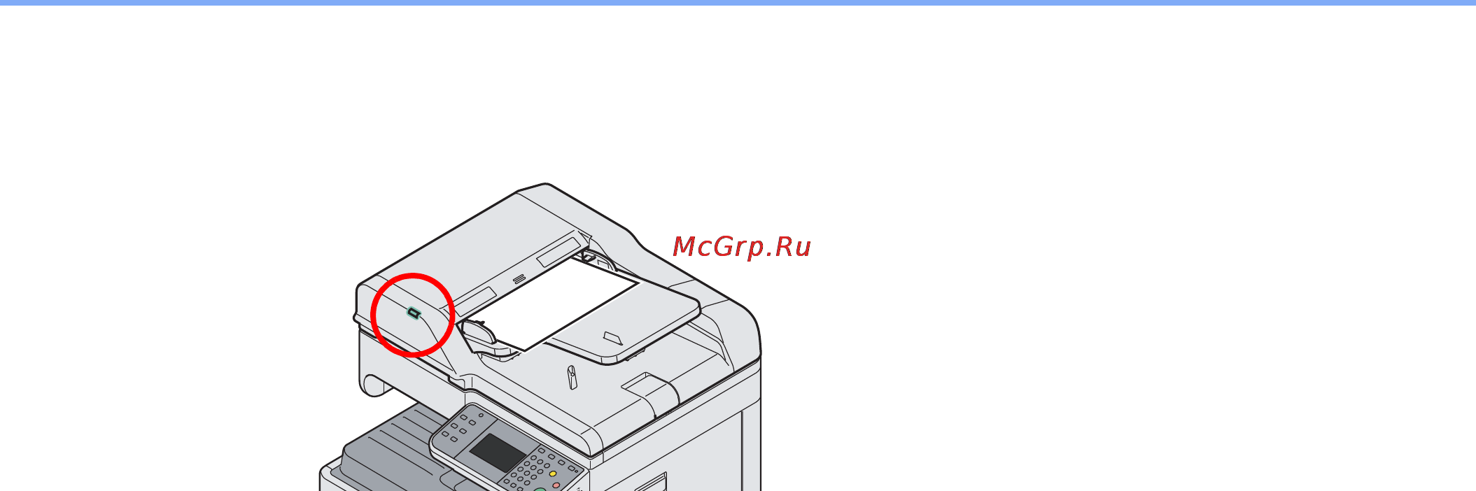 Kyocera FS-6030MFP [49/169] Индикатор загрузки оригиналов