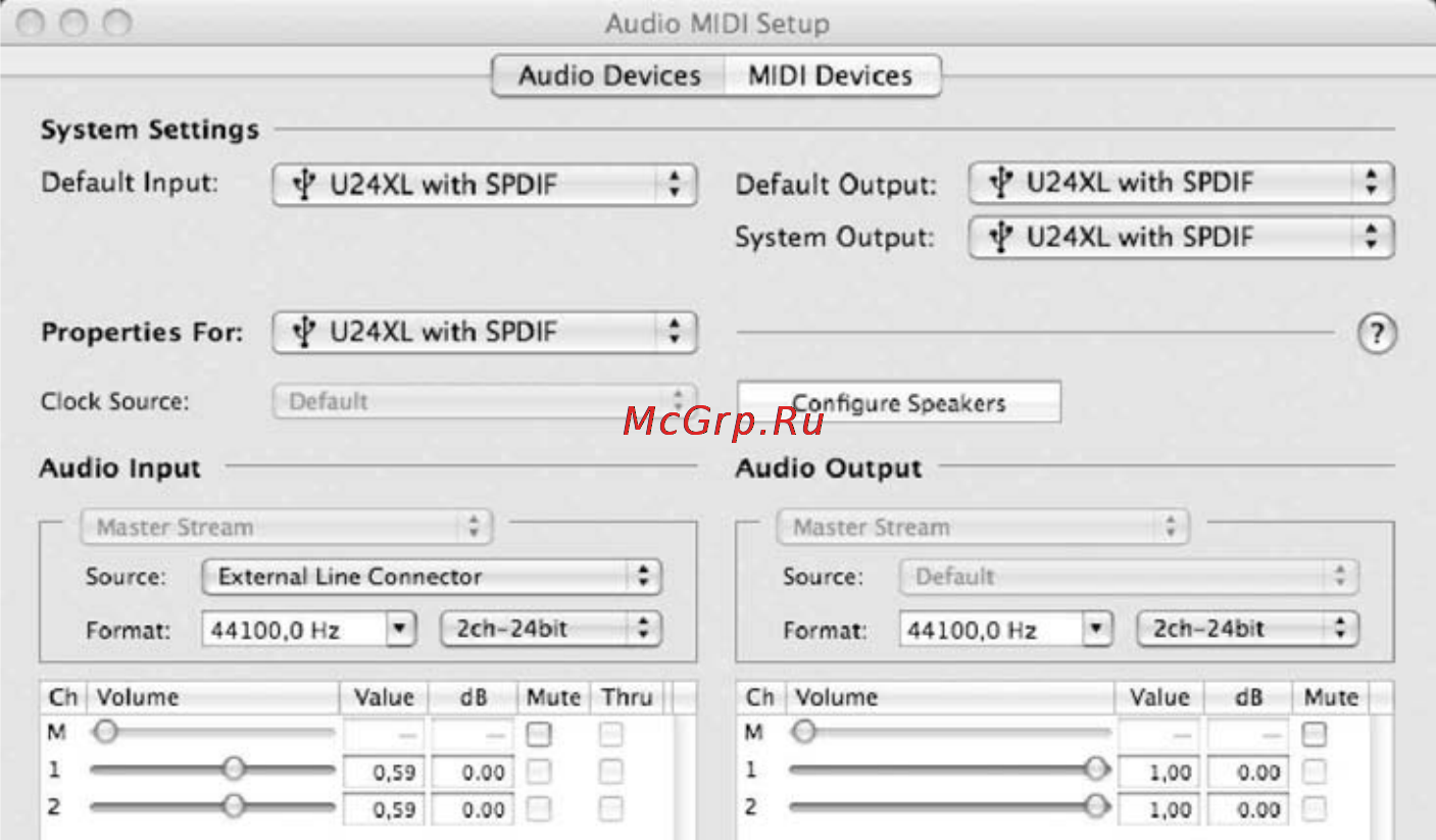 Esi U24XL [10/11] Настройка мультимедиа в windows