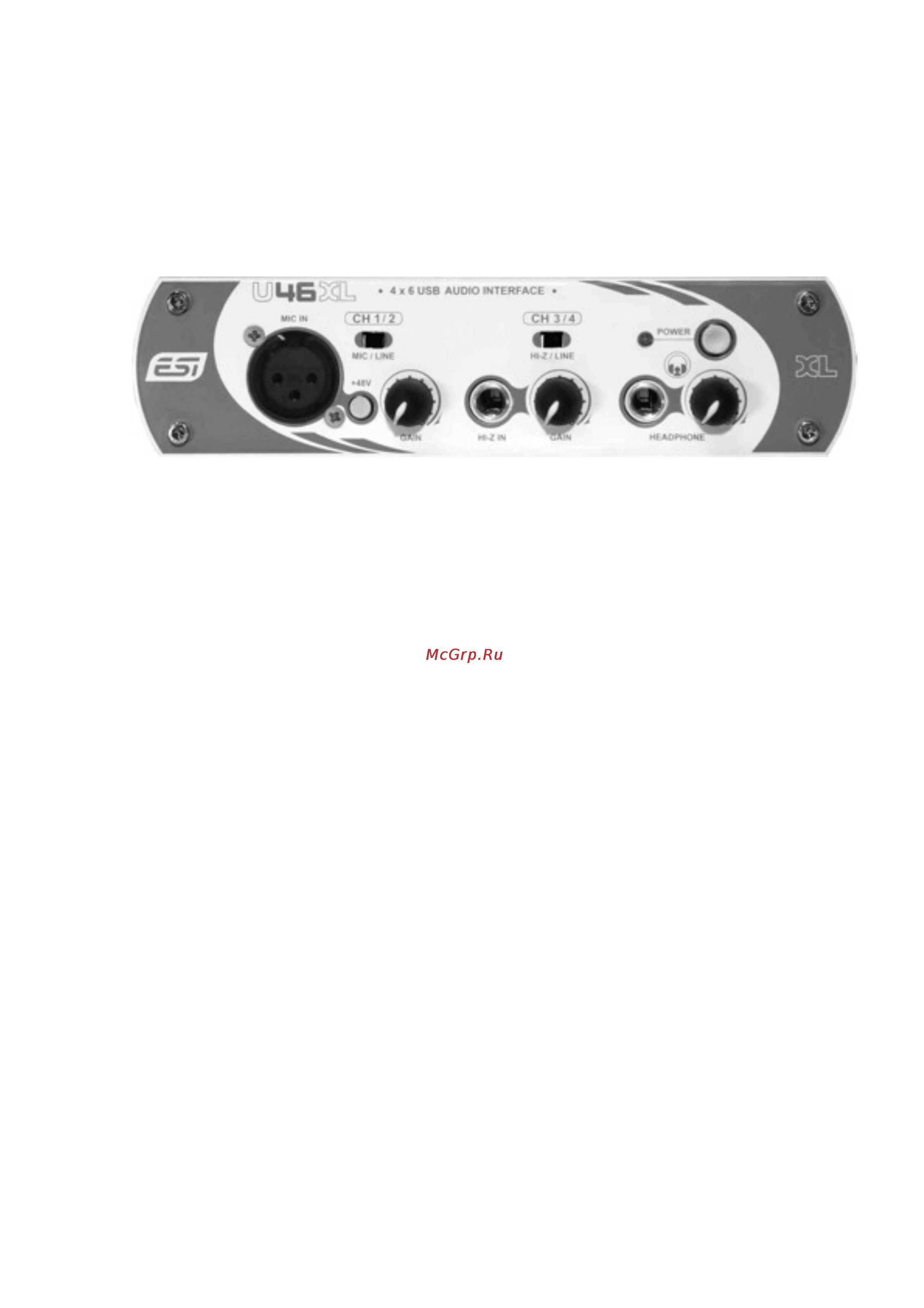 Esi U46XL [3/15] Описание u46 xl