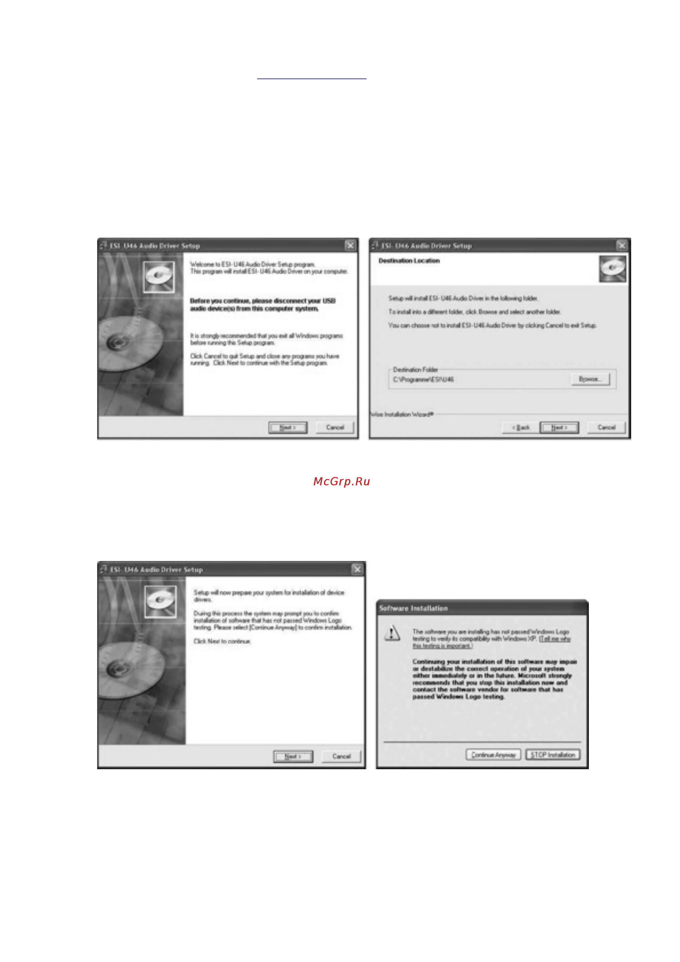 Esi U46XL [5/15] Windows xp